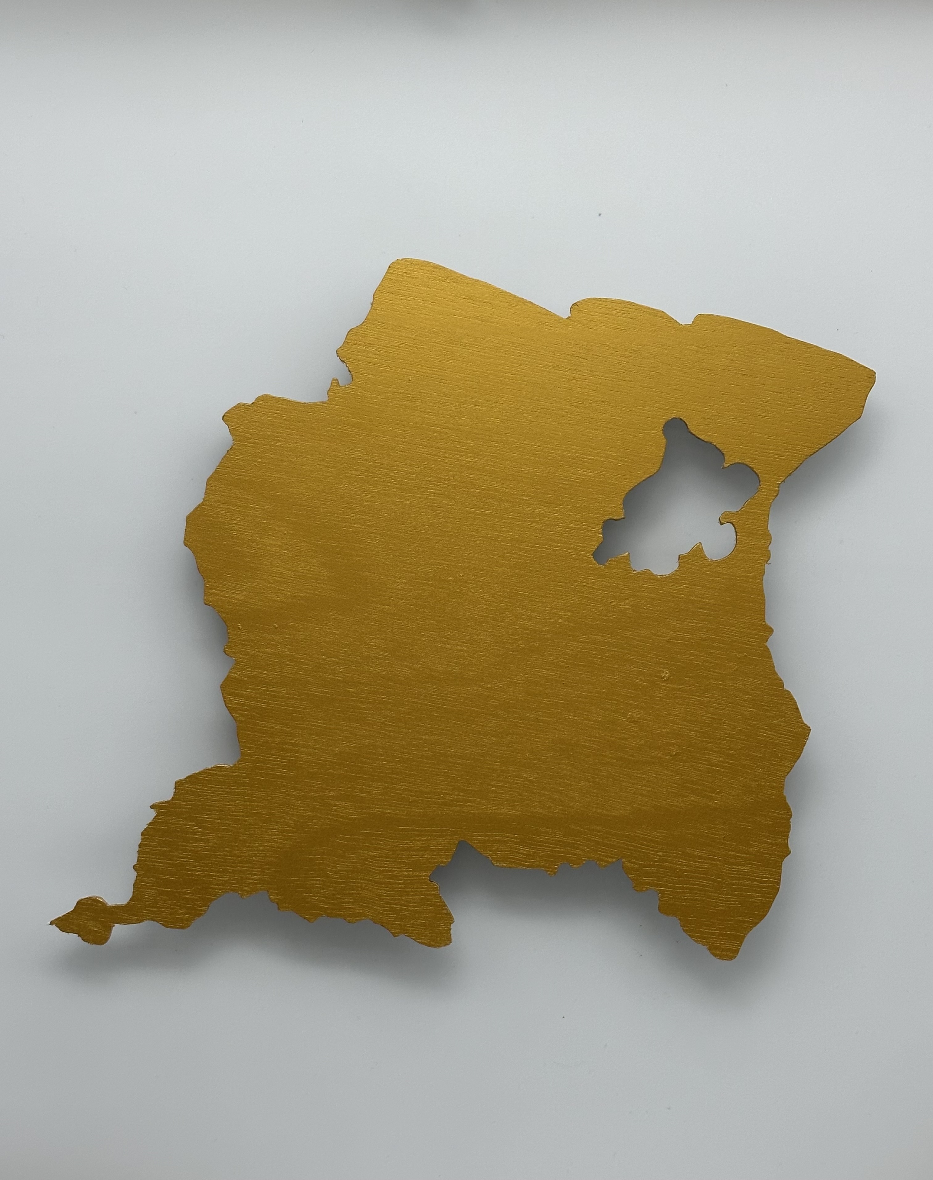 Suriname met een kleur naar keuze uit de opties