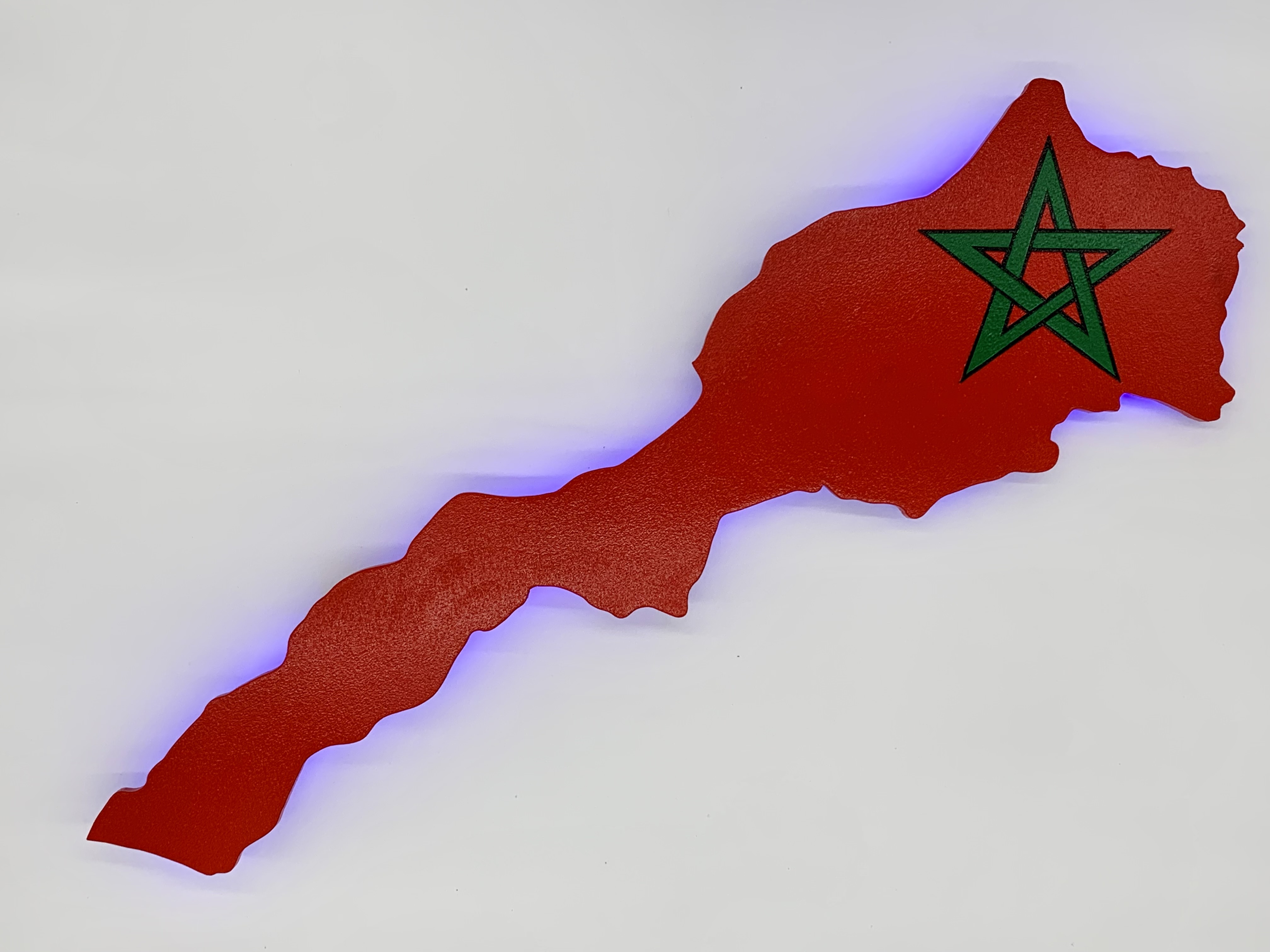 Marokko met een jasje van de vlag (Klein).