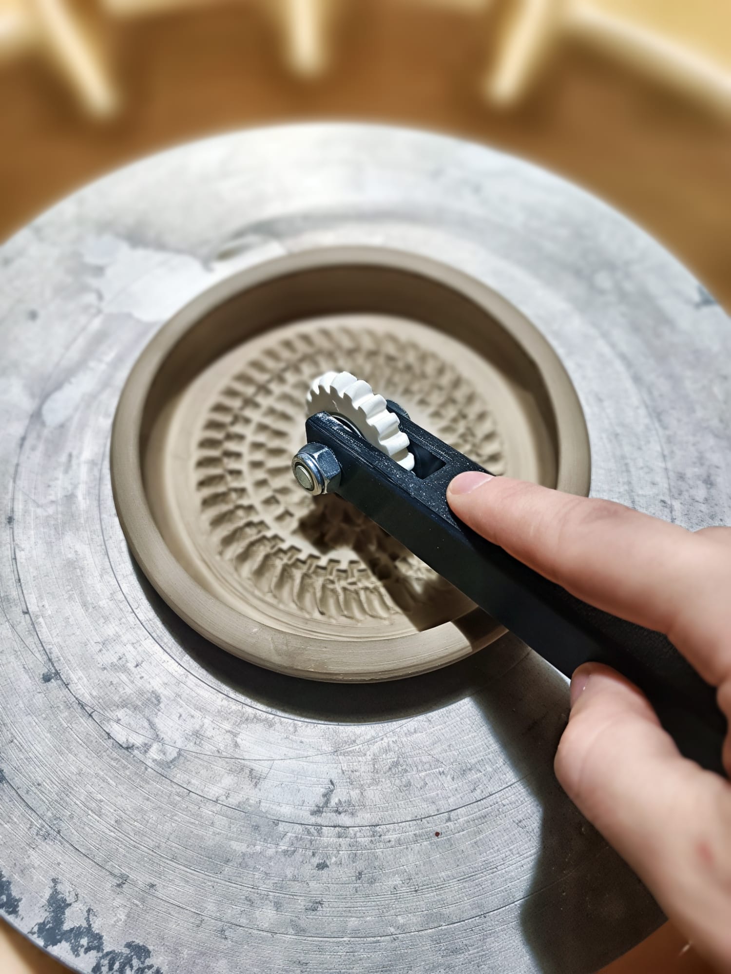 Struktur-Rad für Keramik & Knoblauchreiben ✨🧝