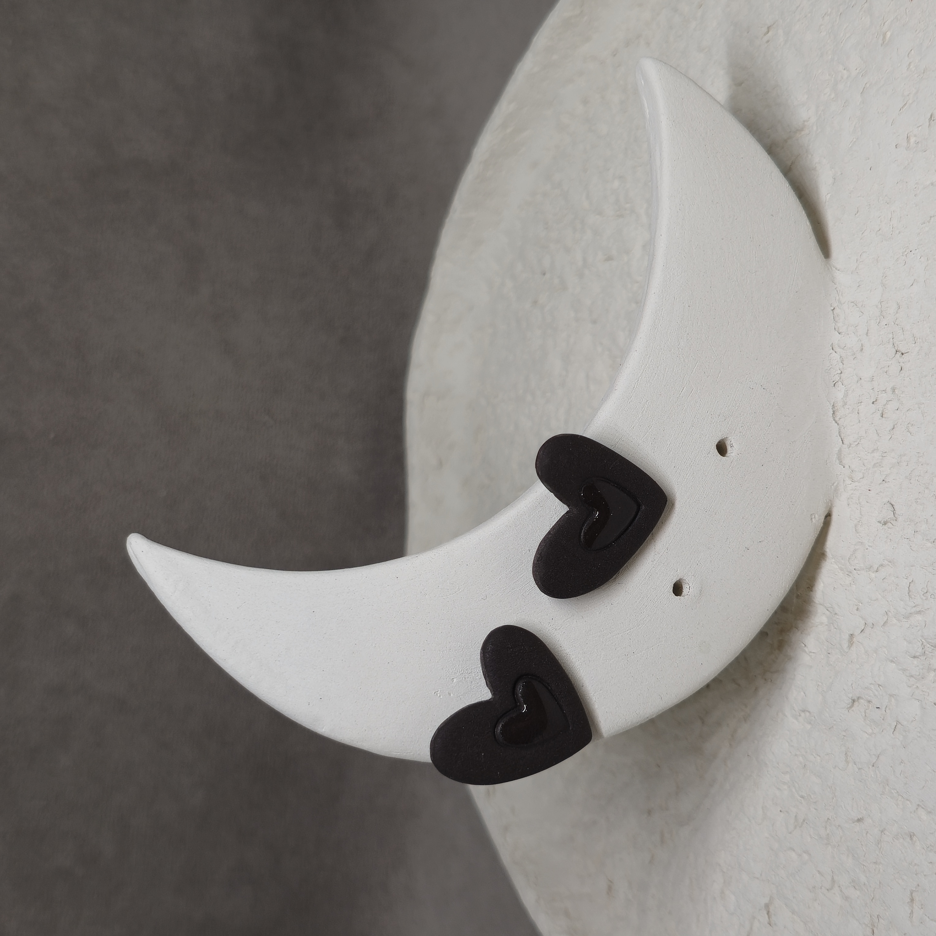 Didelė širdis ruda su širdele