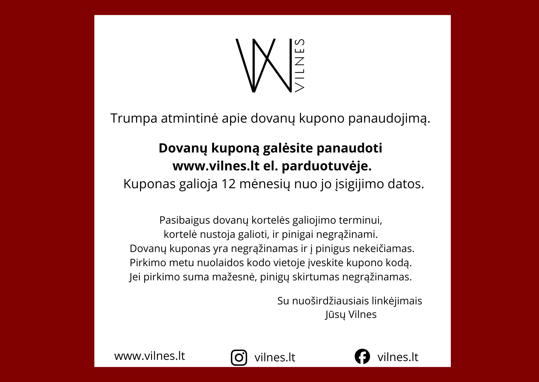 DOVANŲ KUPONAS 