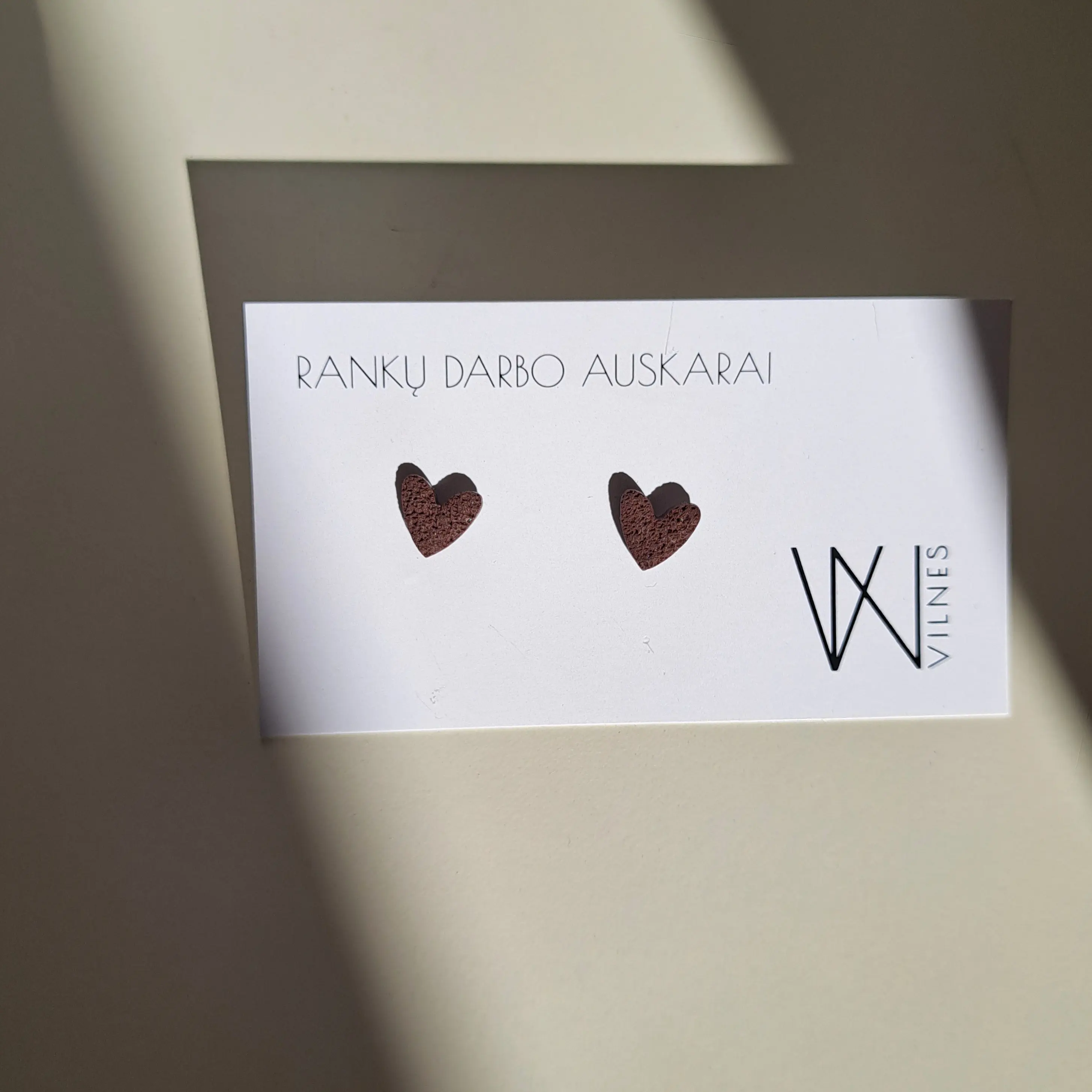 Rudos širdelės (2 dydžiai)