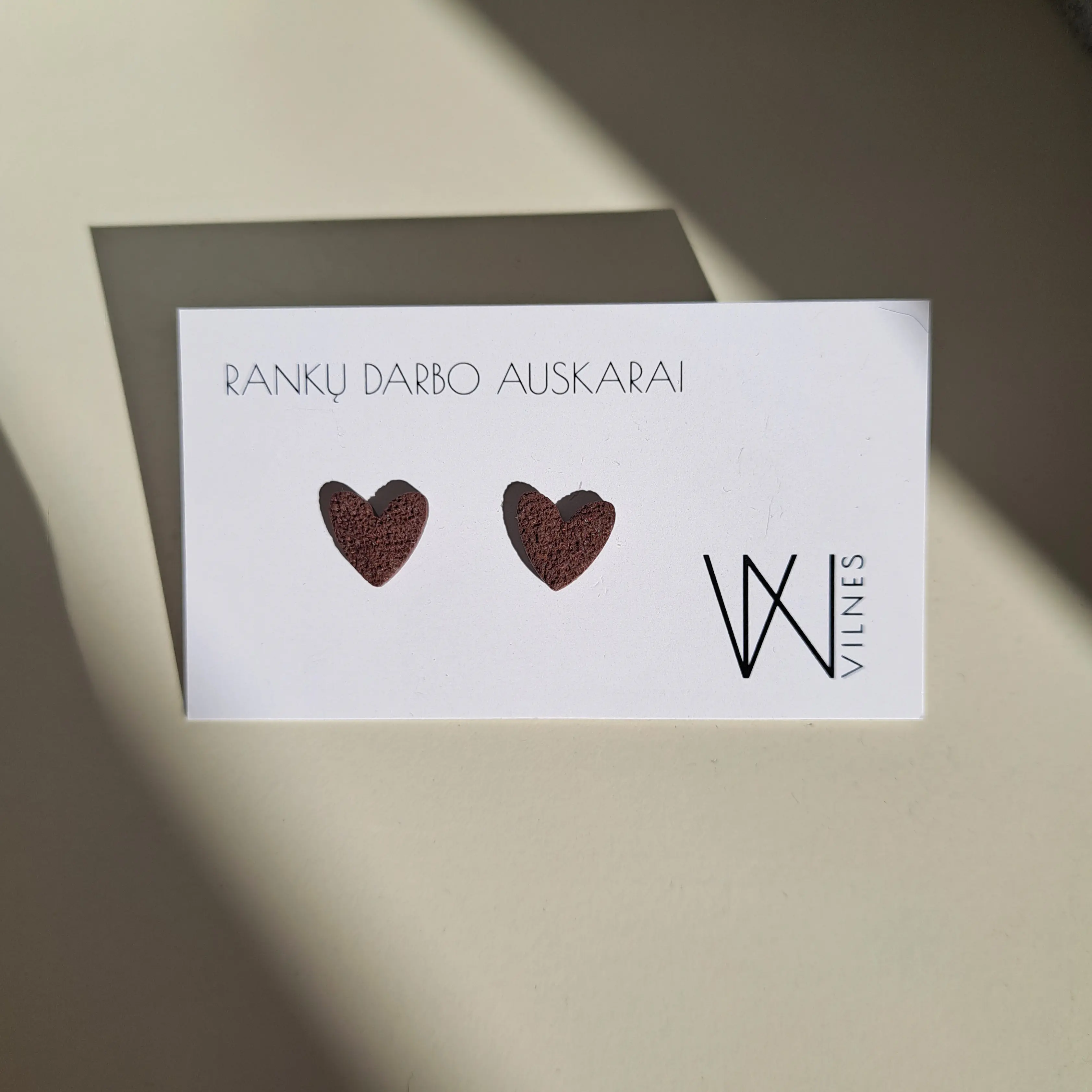 Rudos širdelės (2 dydžiai)