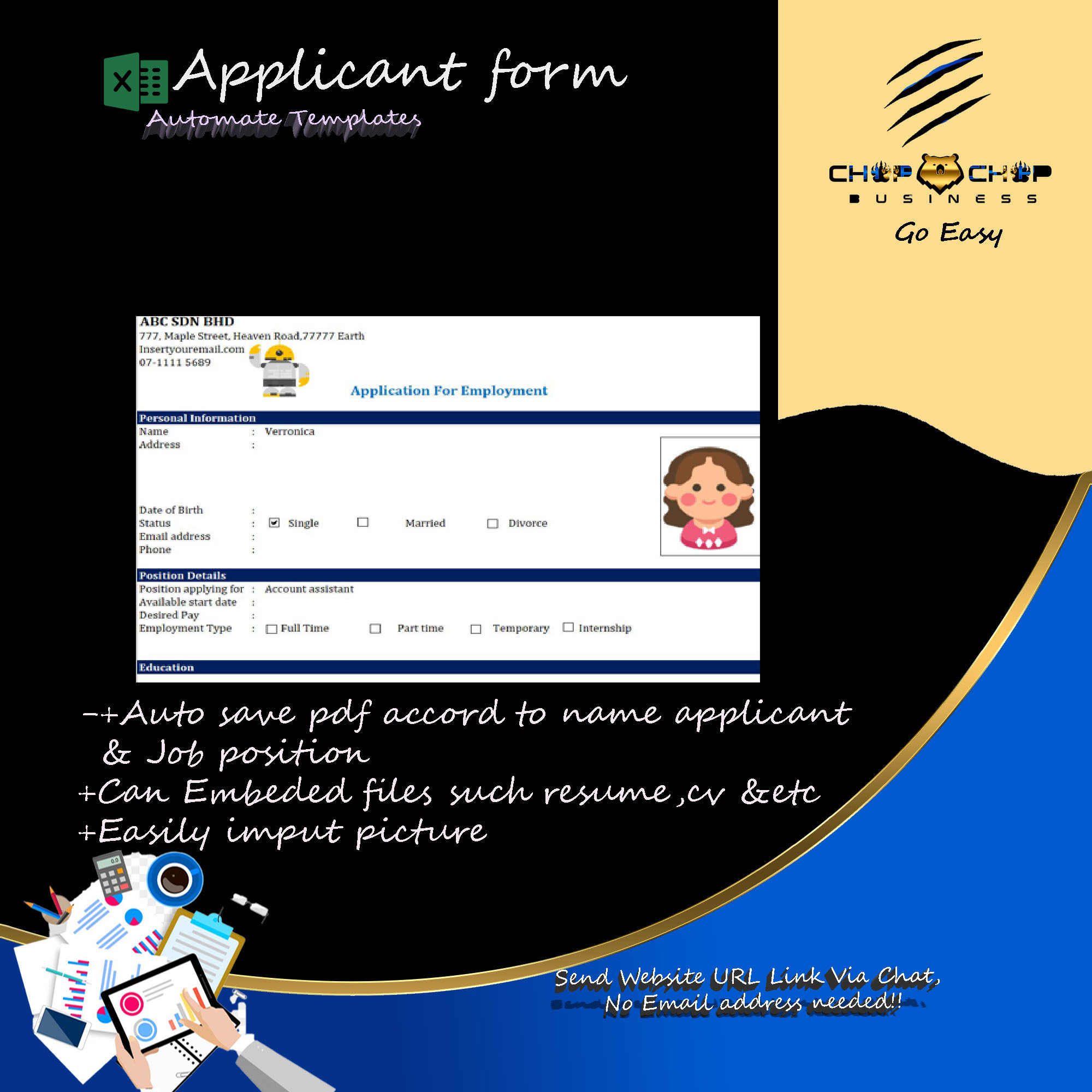 Applicant form