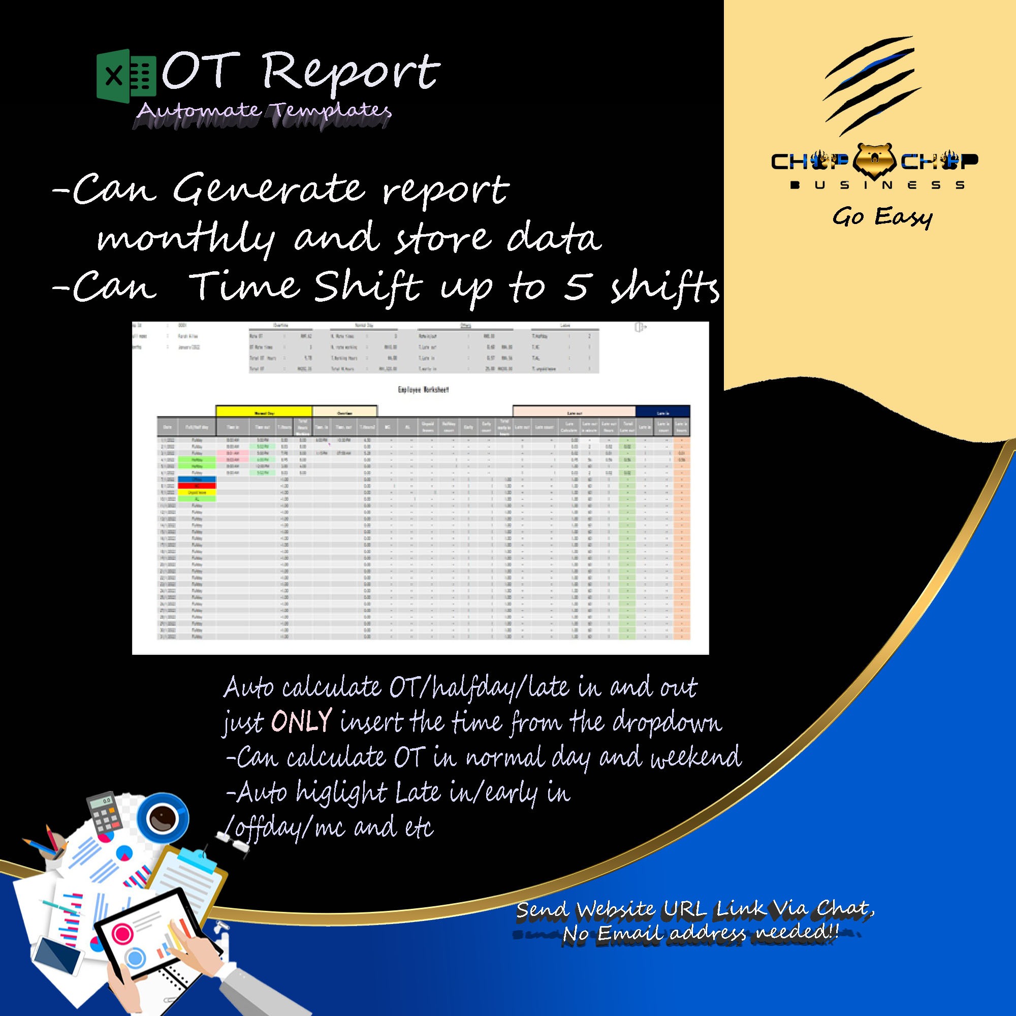 Overtime sheet Report