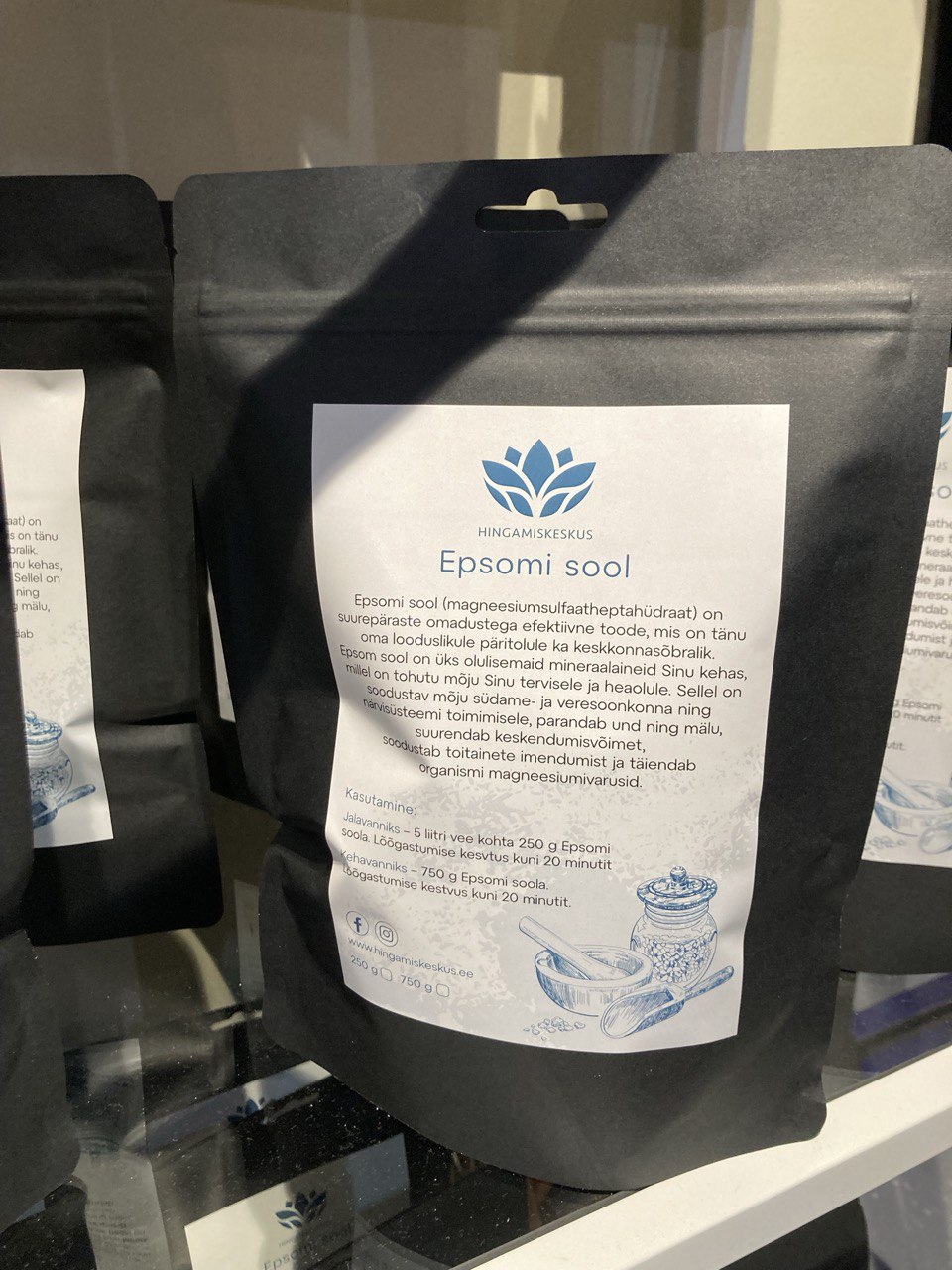 Epsomi sool 750g