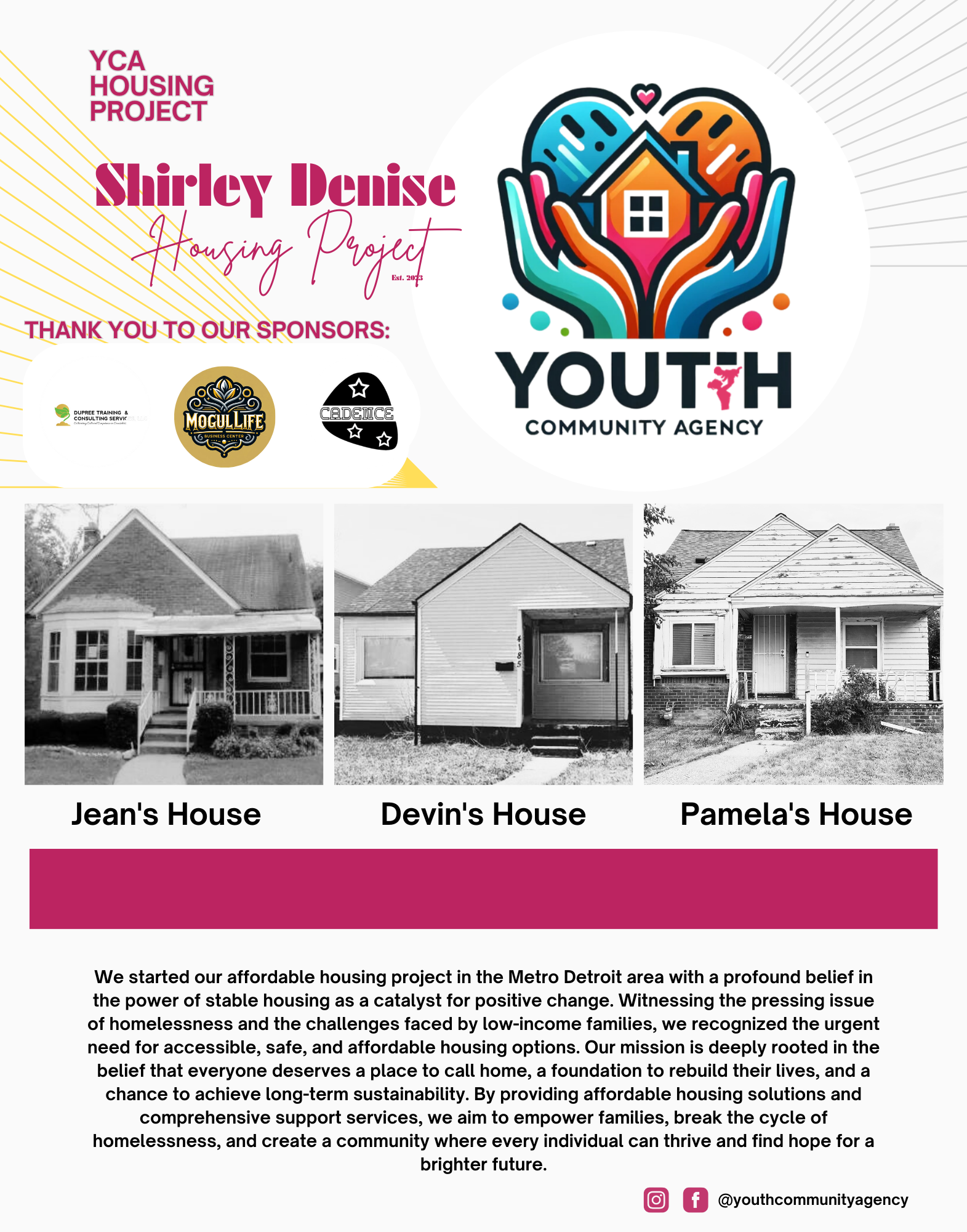 Youth Community Agency - Silver Donation