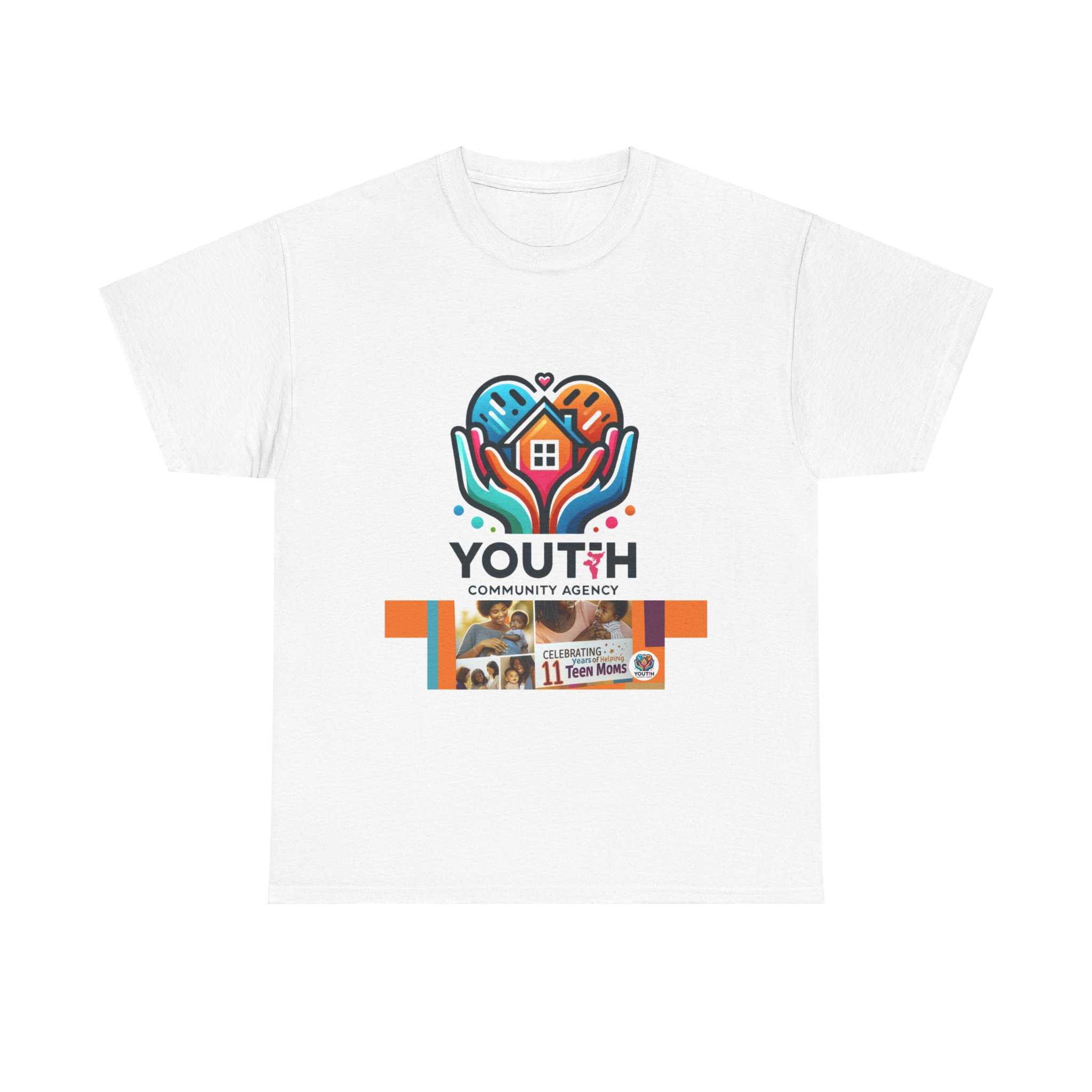 Youth Community Agency Anniversary Tee: Unisex Heavy Cotton Tee