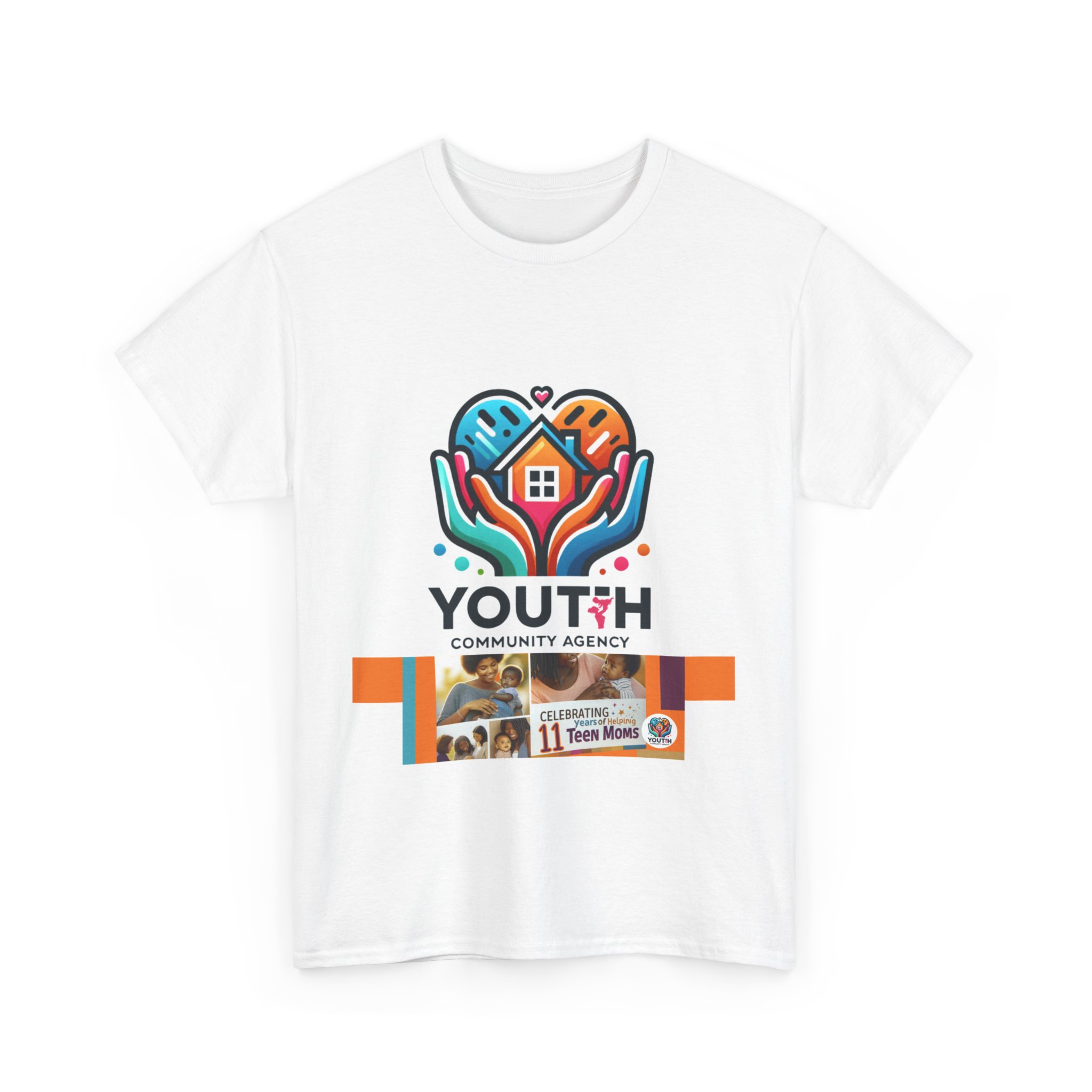 Youth Community Agency Anniversary Tee: Unisex Heavy Cotton Tee