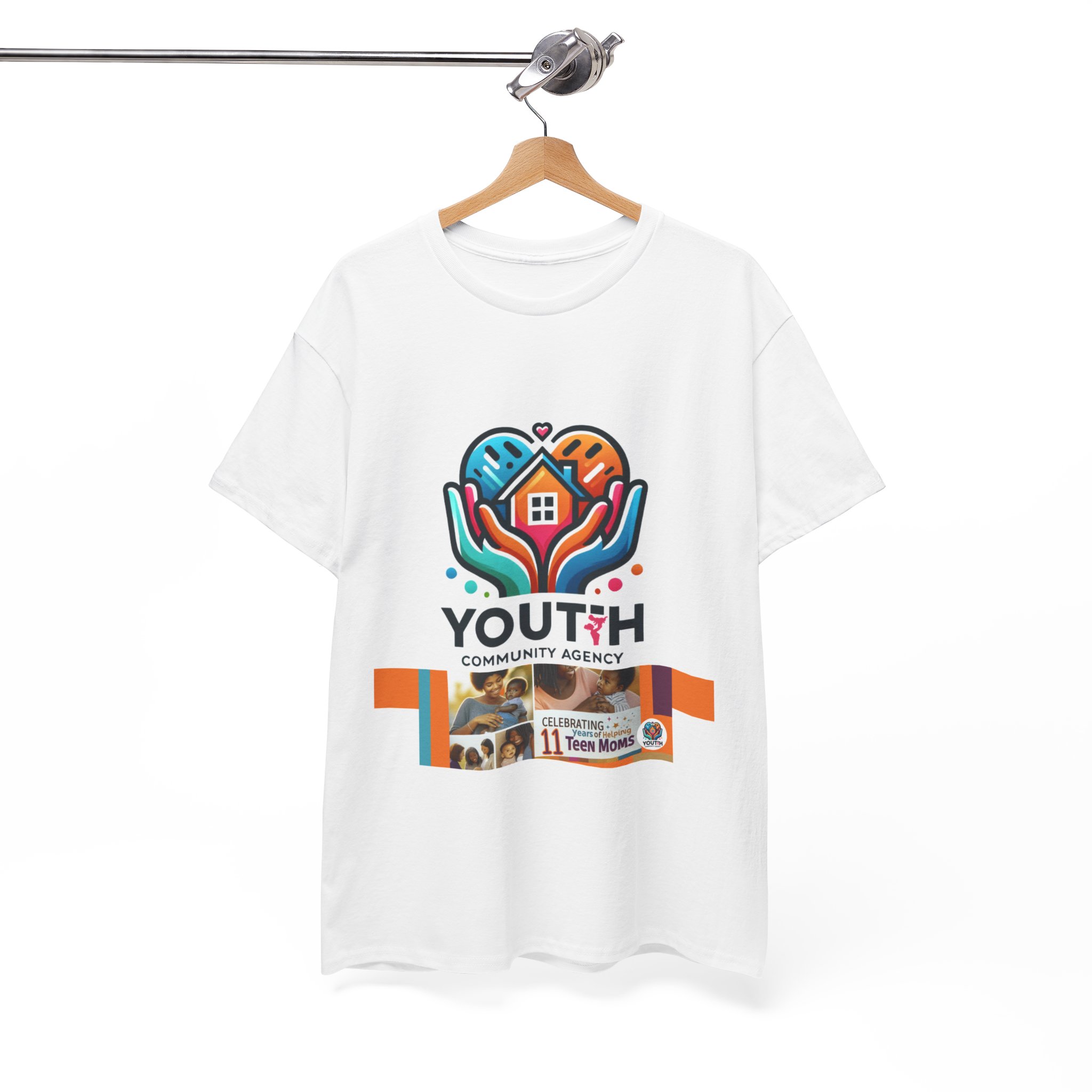Youth Community Agency Anniversary Tee: Unisex Heavy Cotton Tee