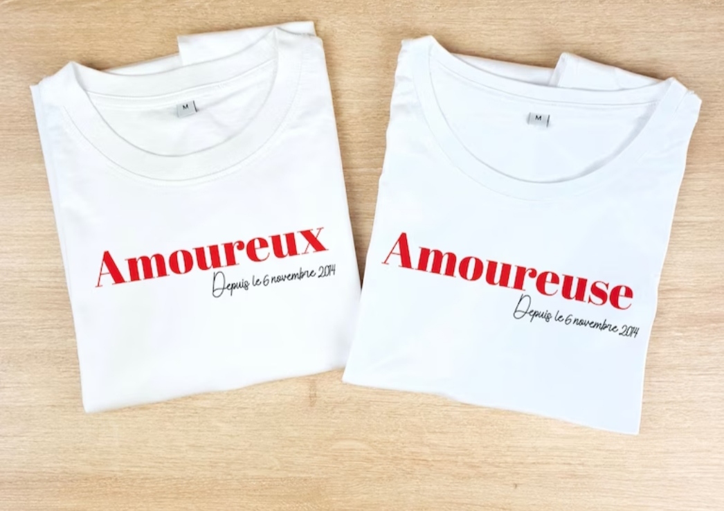 Tee-shirts st valentin