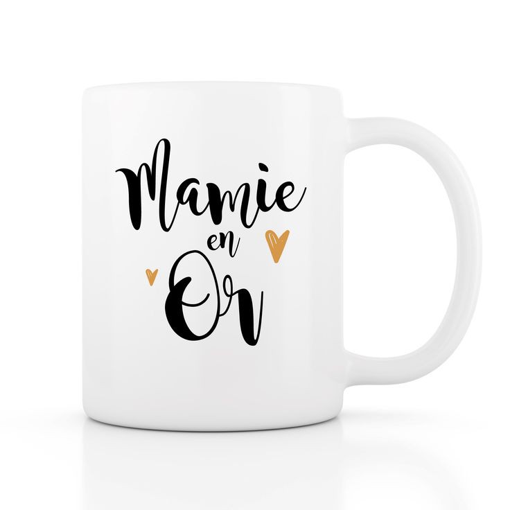 Mug mamie en or