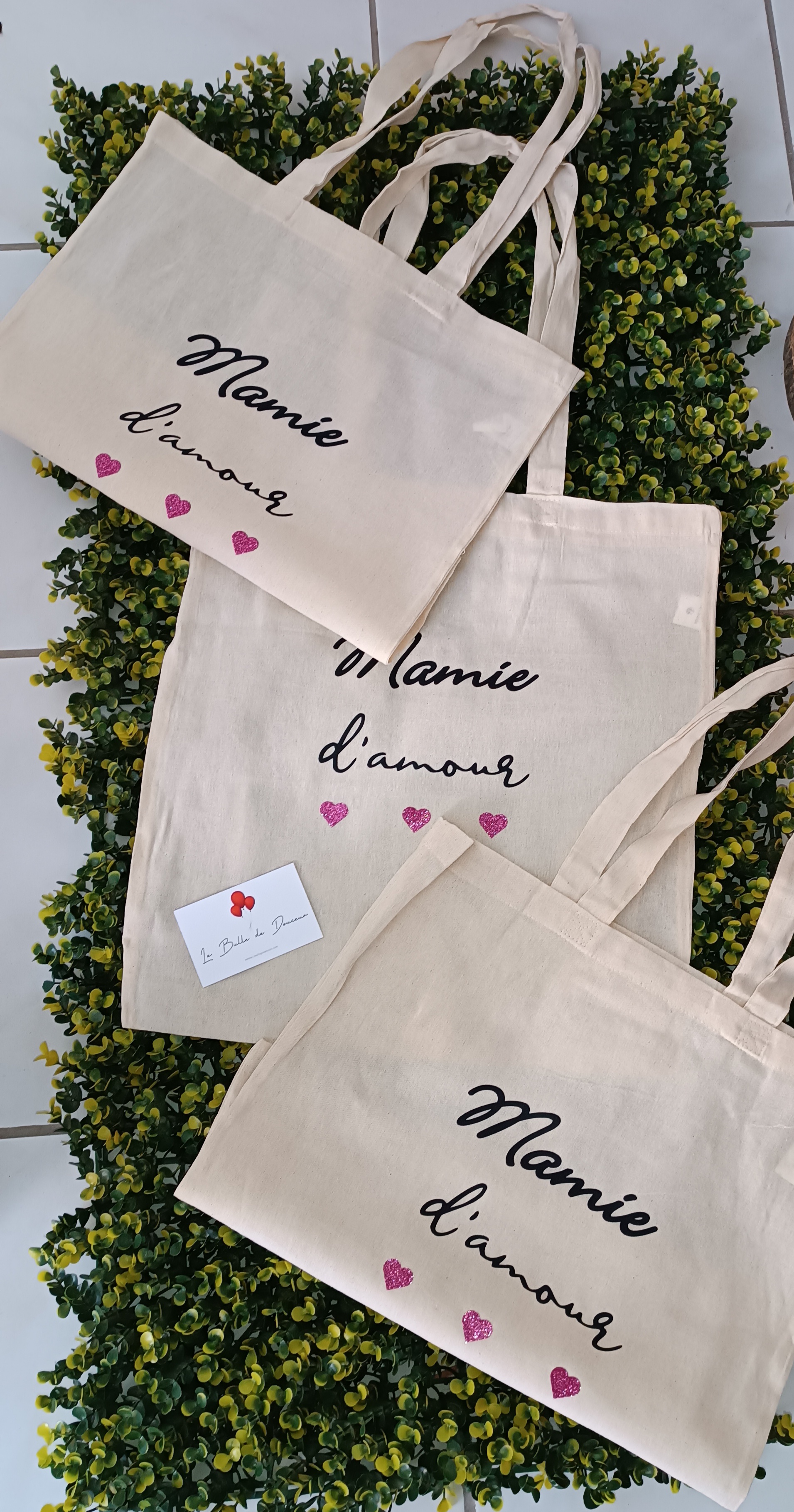 Sac en toile "Mamie d'amour"