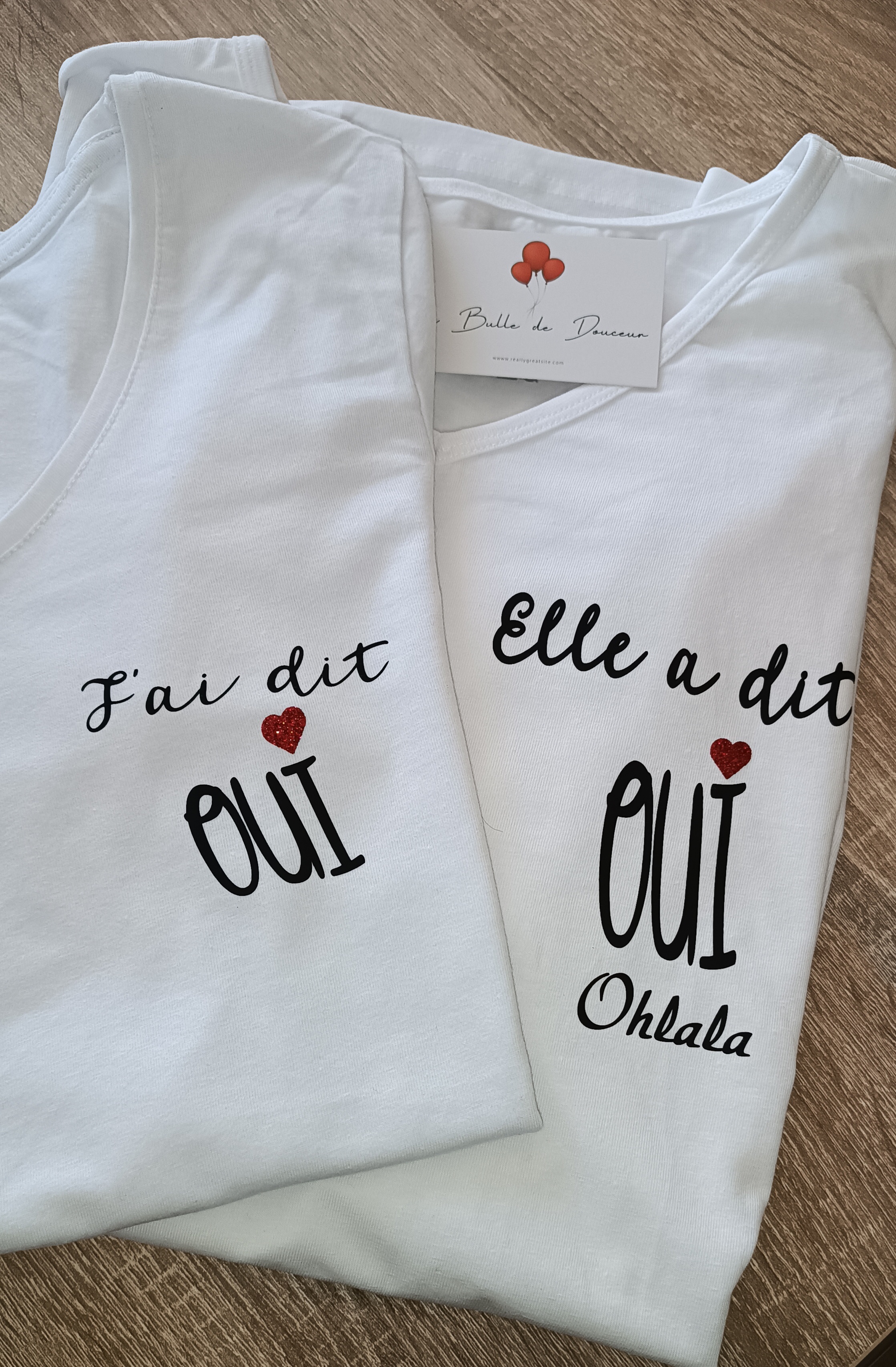 Tee-shirt mariage (prix d'un tee-shirt)