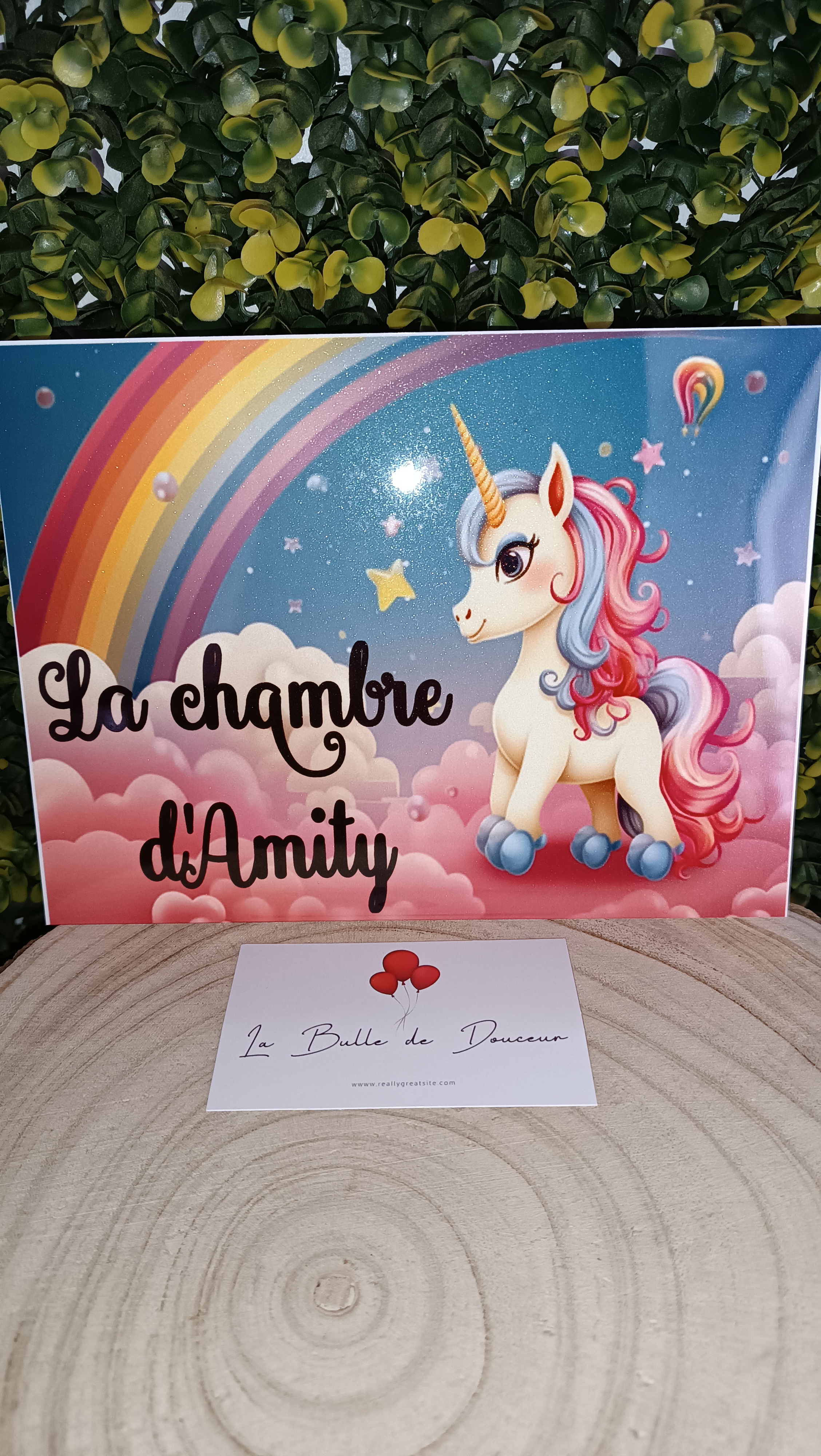 Plaque personnalisée