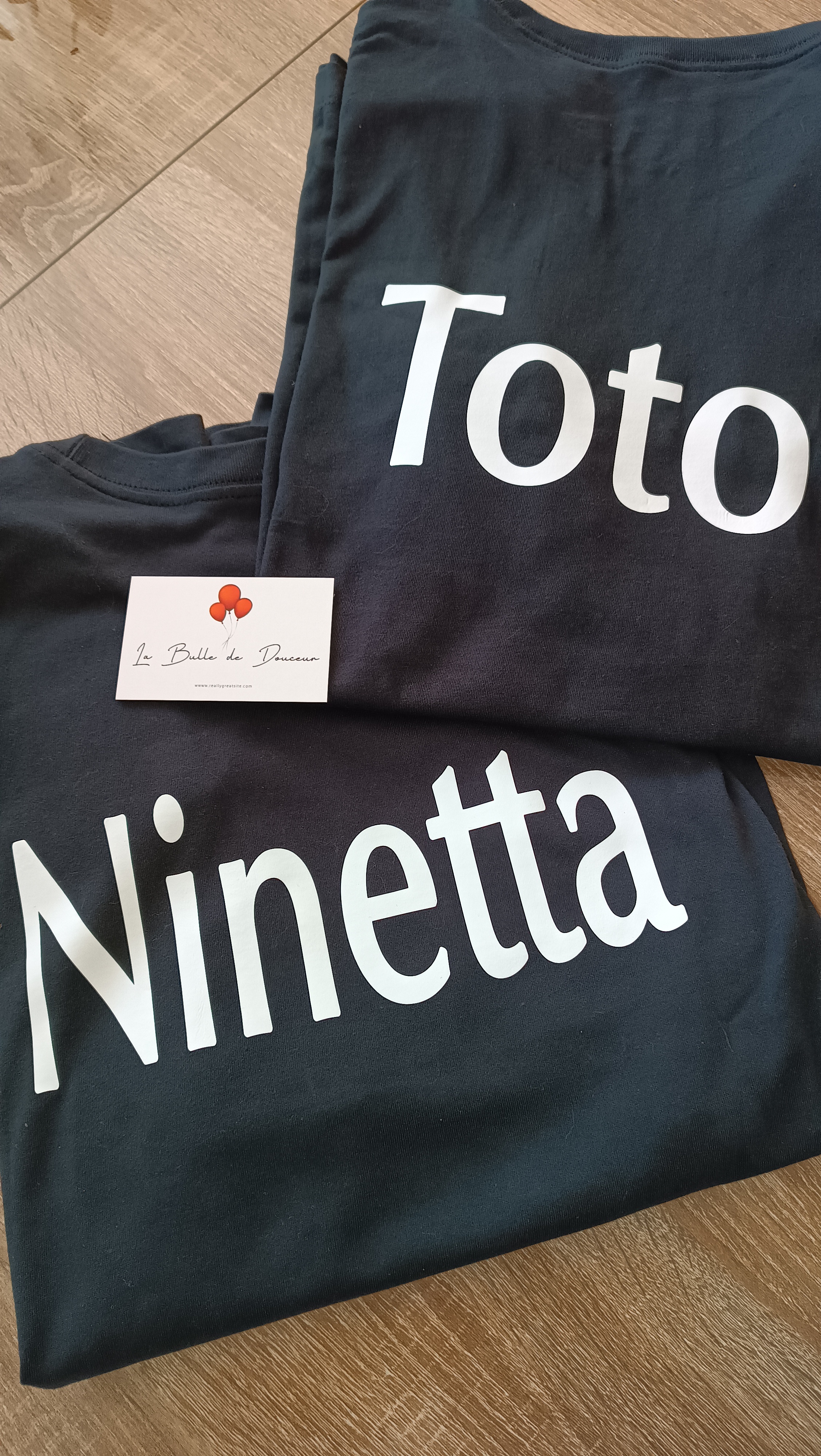 Tee-shirts couple (prix d'un tees-shirt)