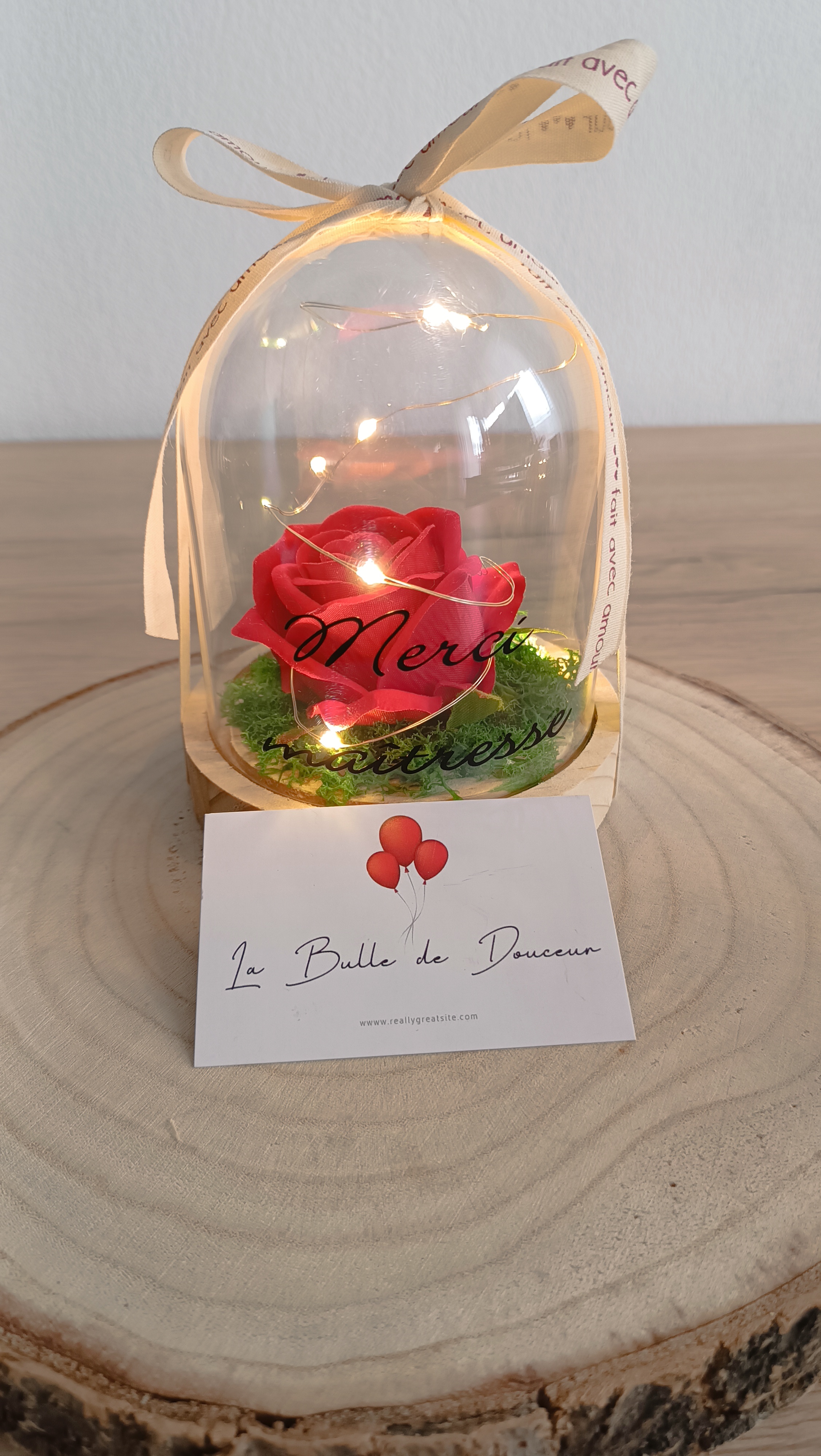 Dôme lumineux merci maîtresse 