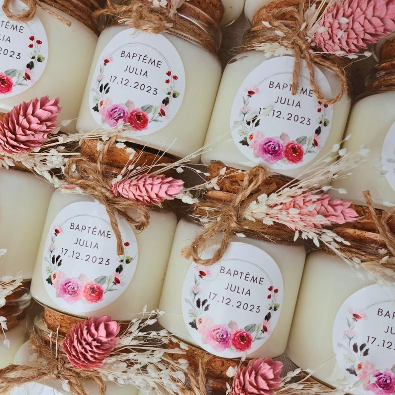 bougies personnalisées