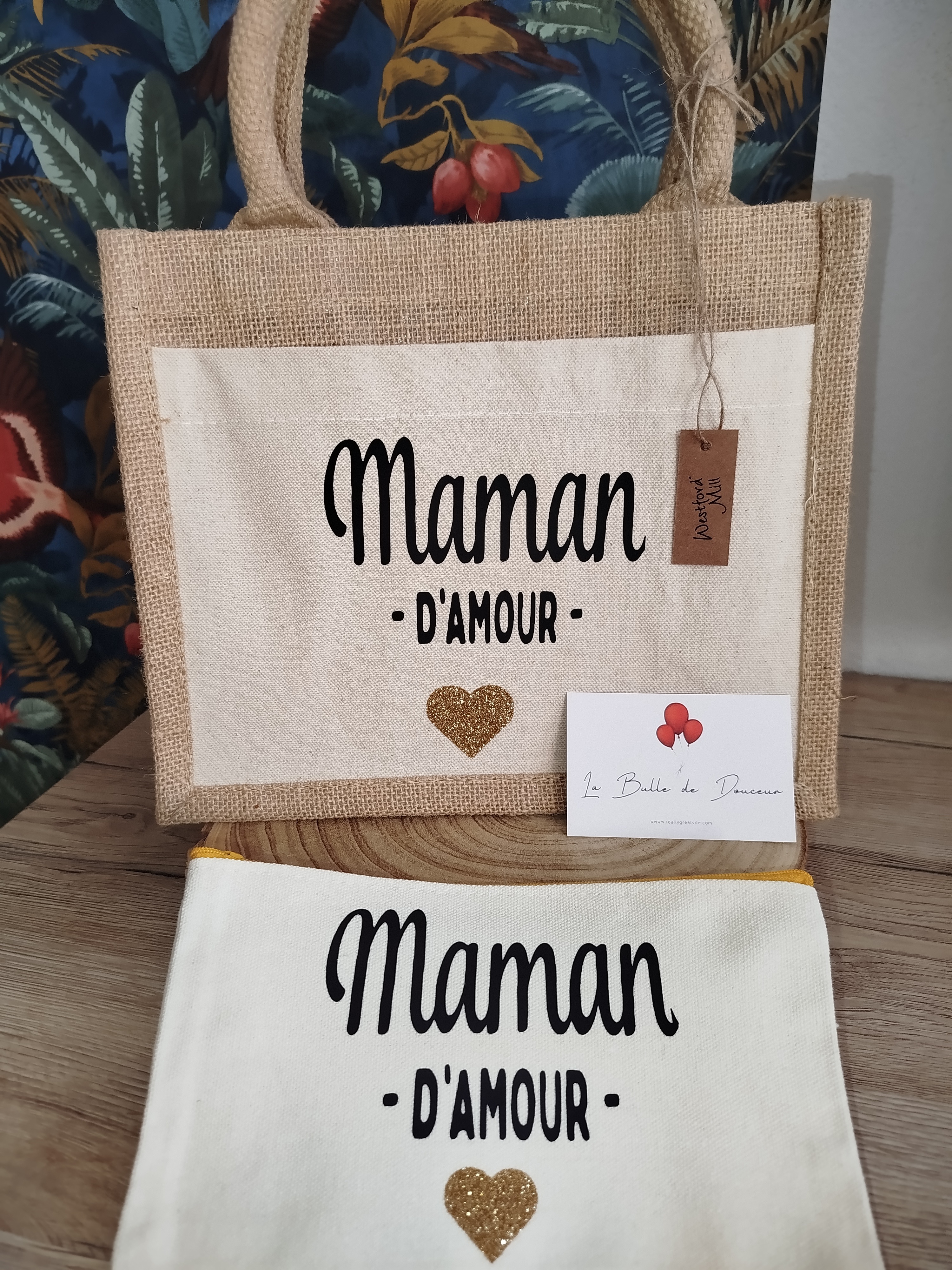 MAMAN D'AMOUR SAC ET POCHETTE