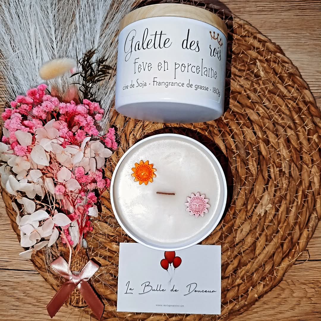 Bougie galette des rois