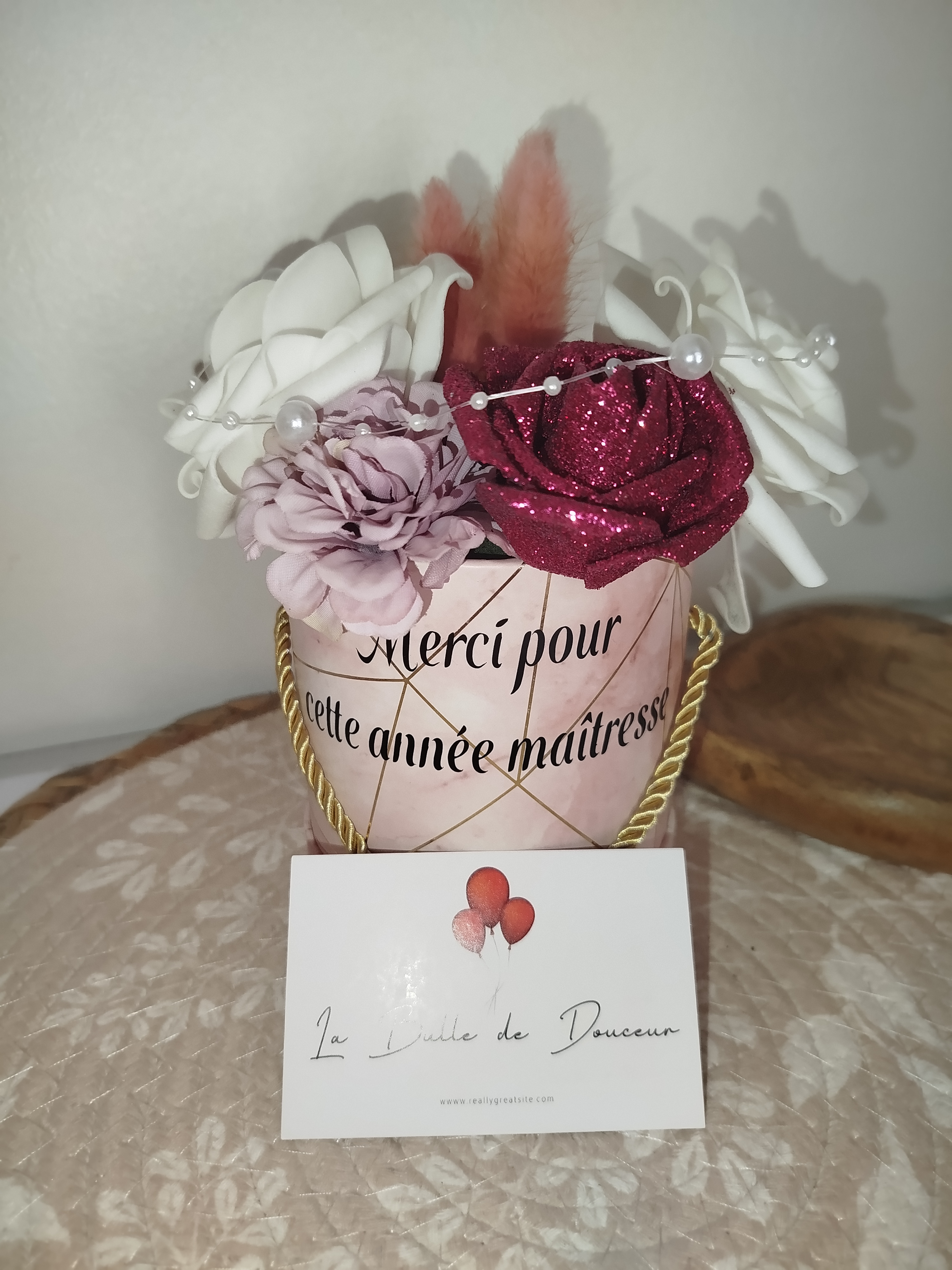 Bouquet de fleurs artificielles