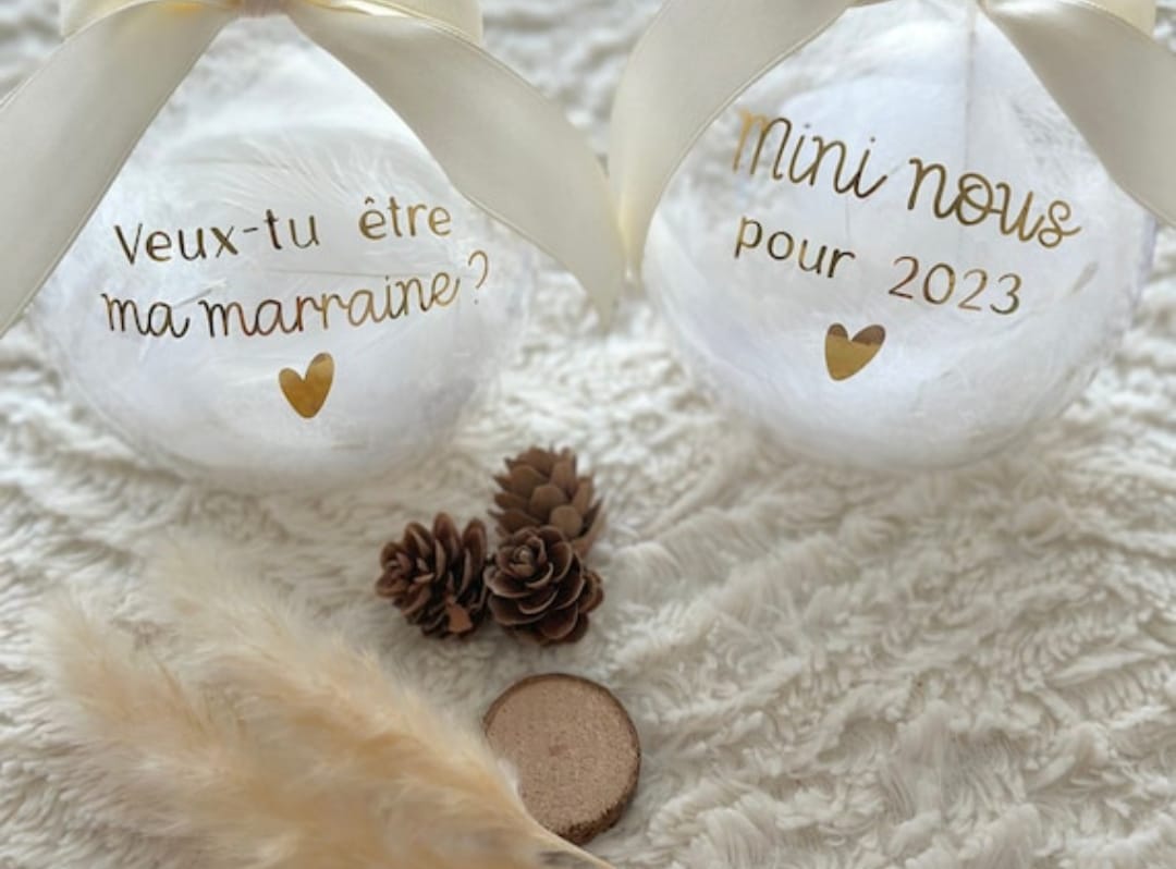Boule de Noël à personnaliser