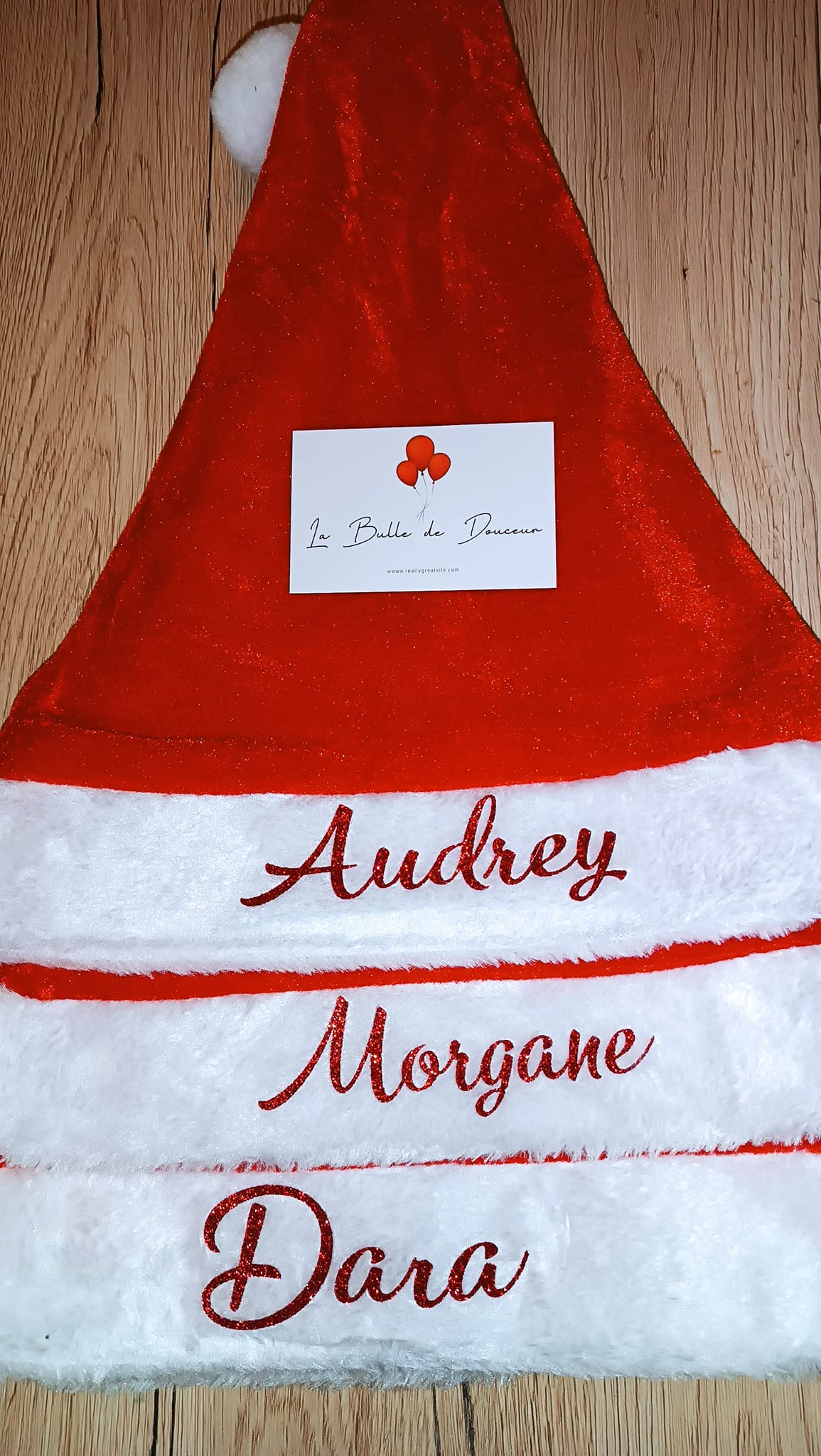 Bonnet de Noël personnalisé