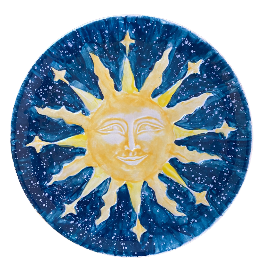 Handmade Decorative Plate "Soleil"