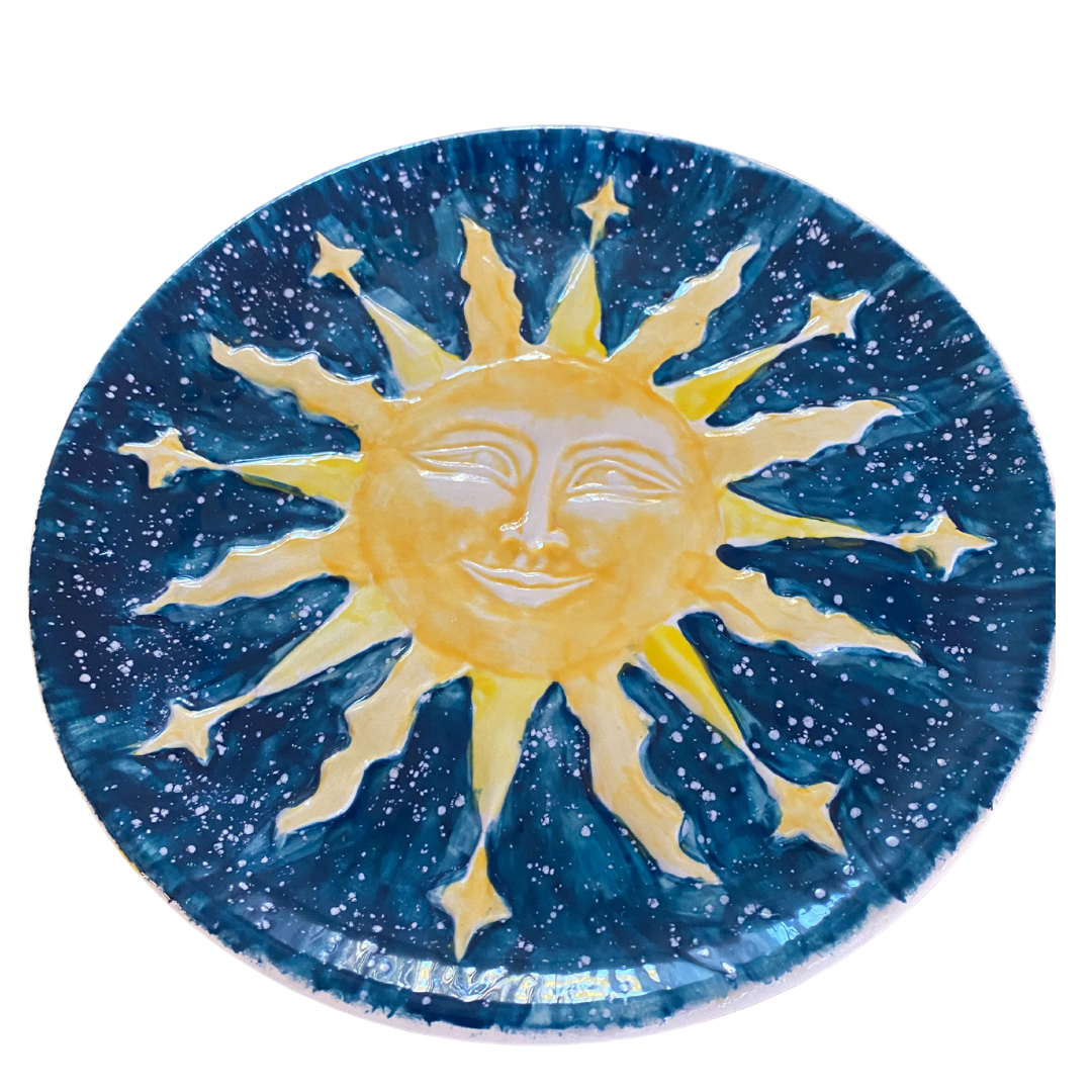 Handmade Decorative Plate "Soleil"