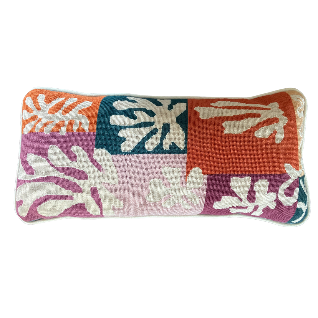 Matisse Cutouts Needlepoint Pillow