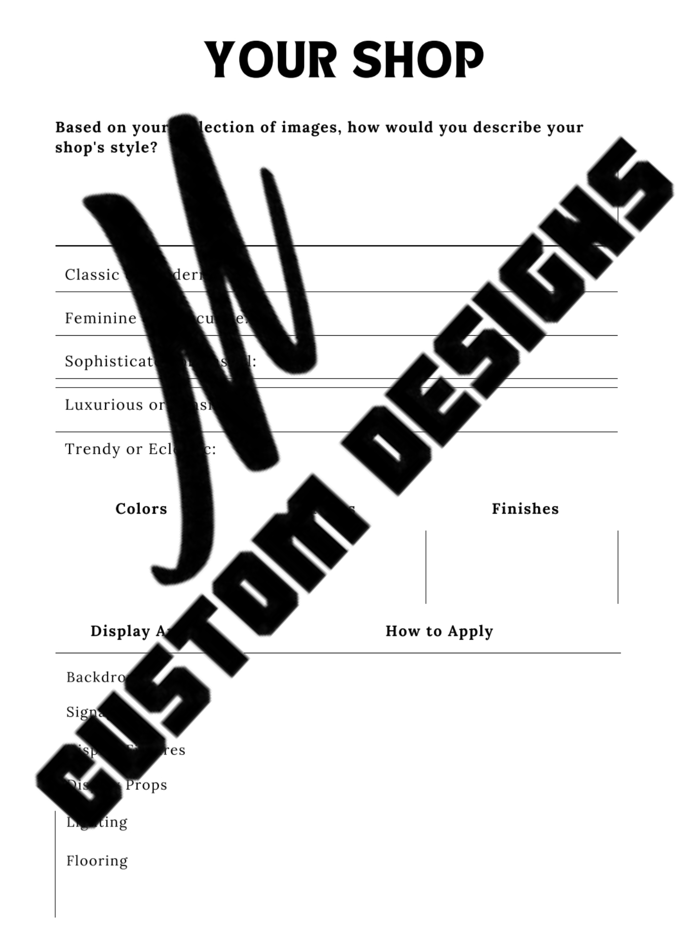 Handcrafted Business Planner 