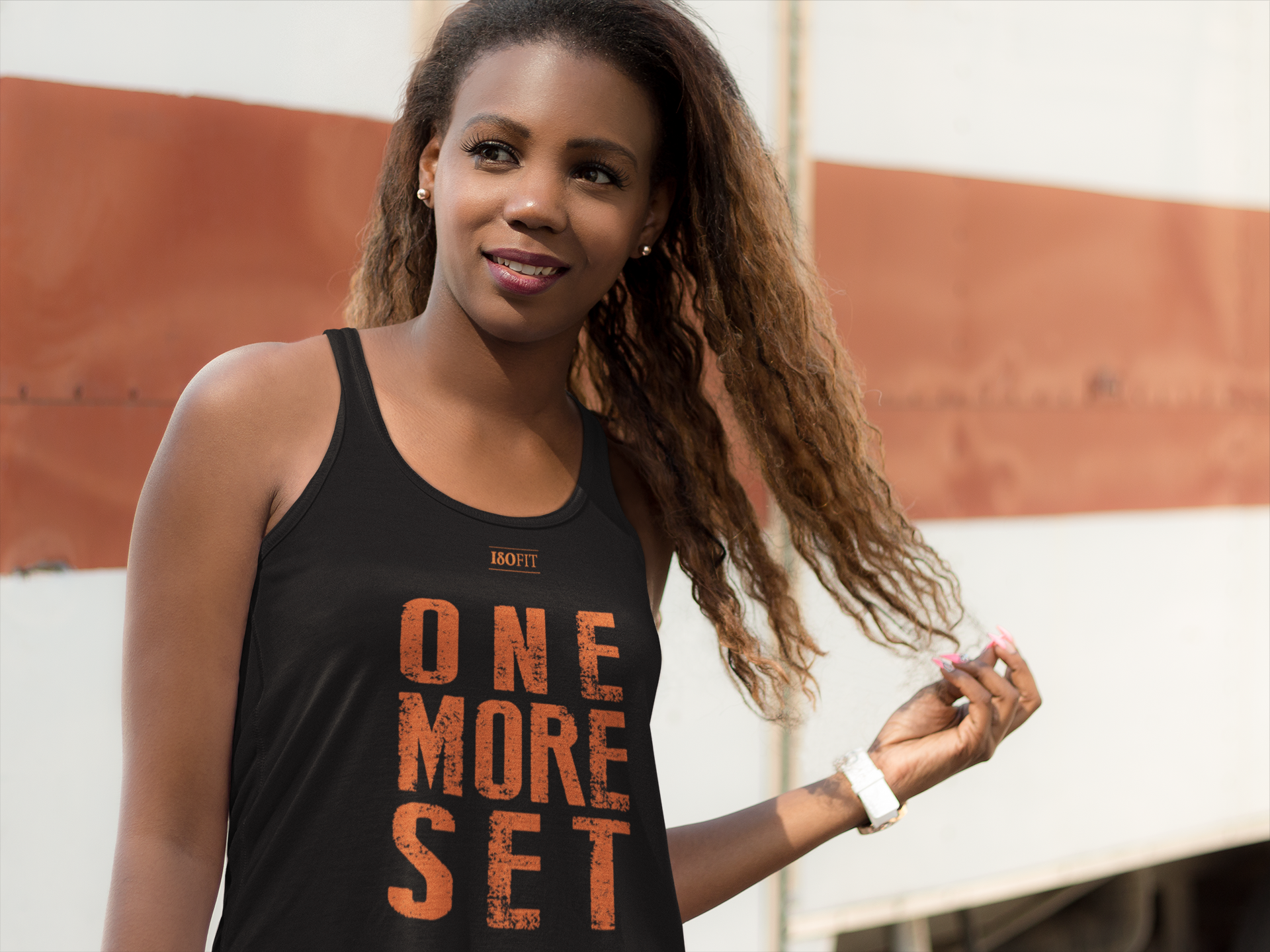 One More Set Ladies' Tank Top