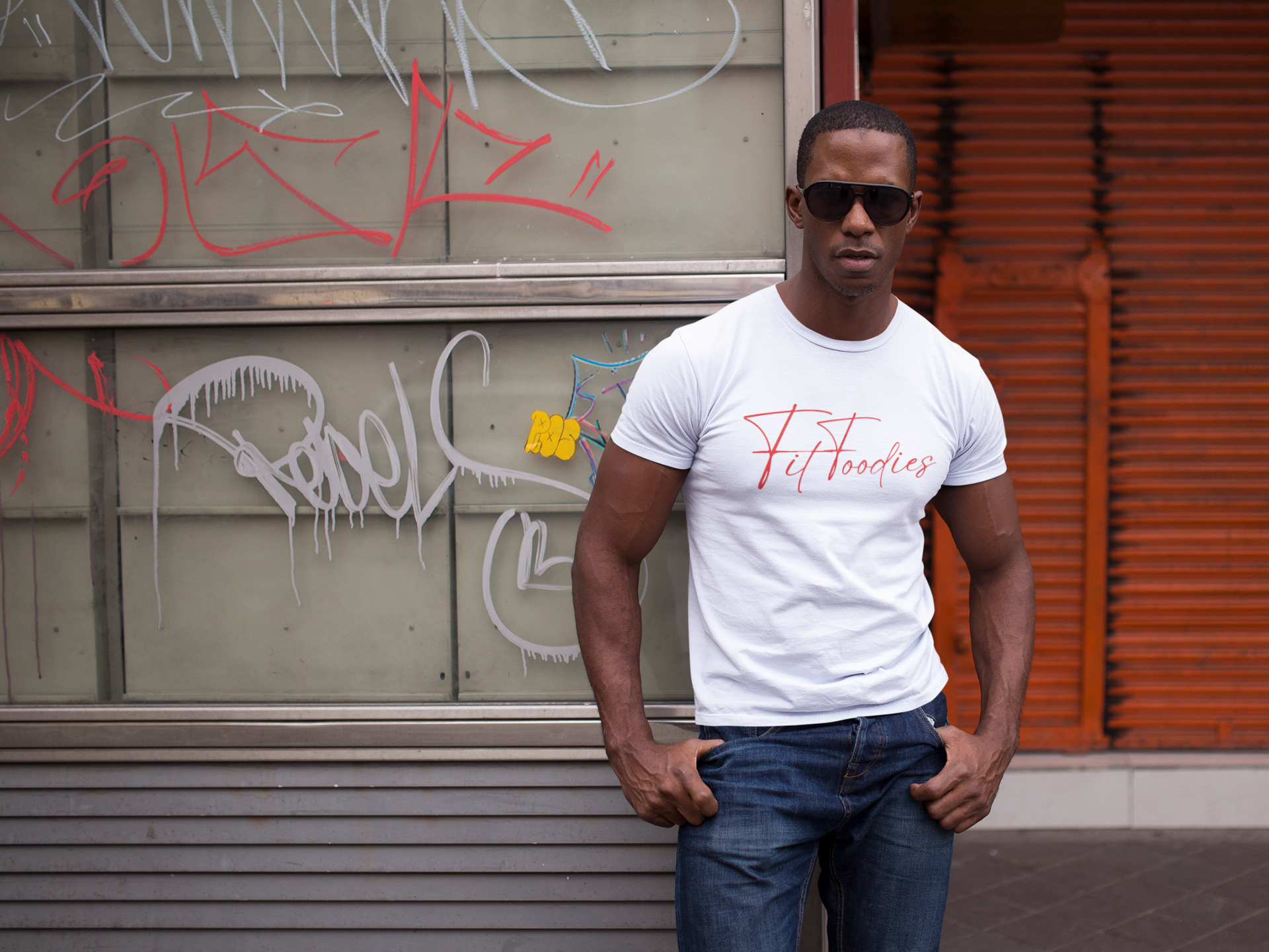 Fit Foodies Signature Unisex T-Shirt (Red Logo)
