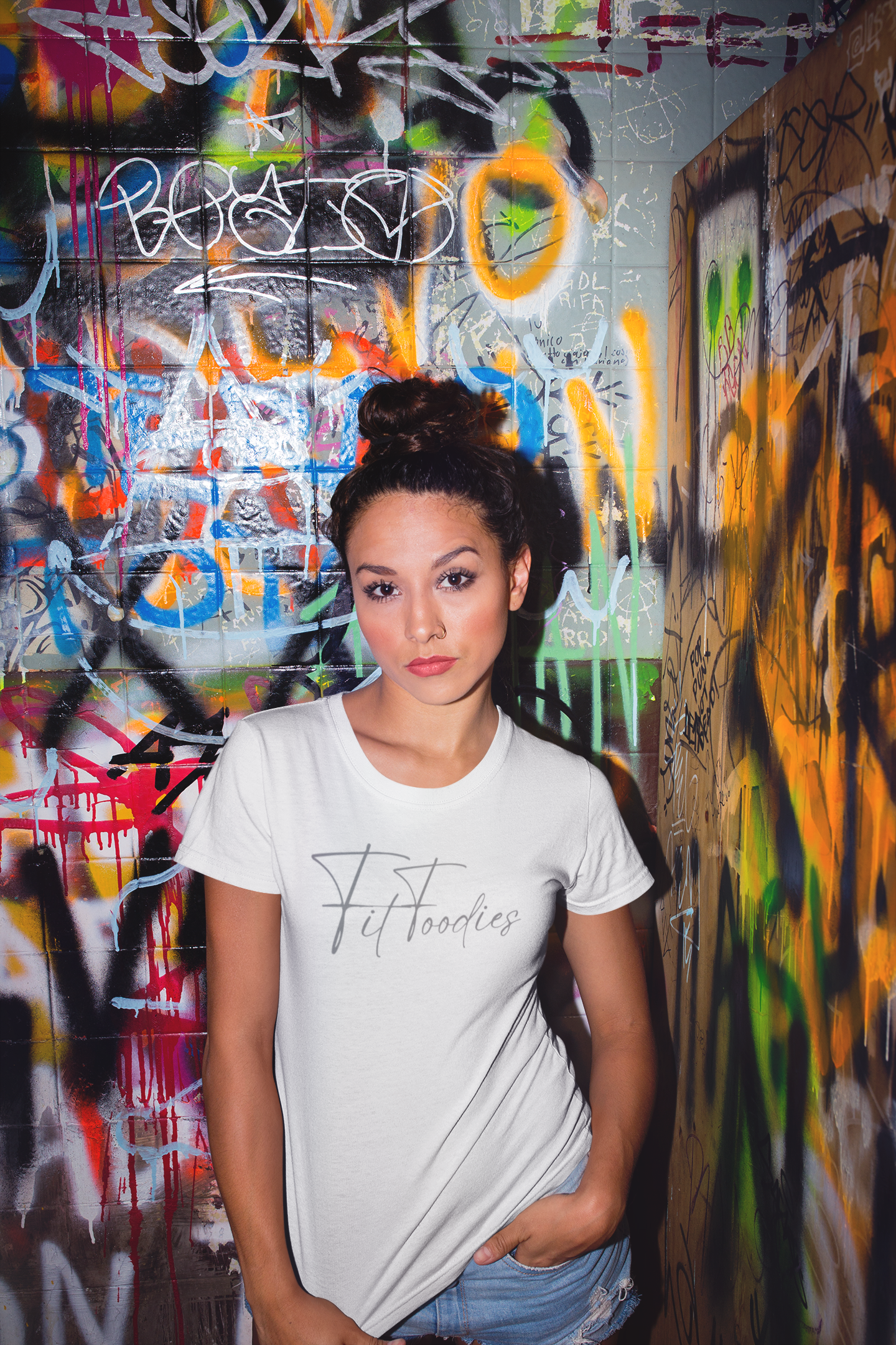 Fit Foodies Signature Unisex T-Shirt (Grey Logo)