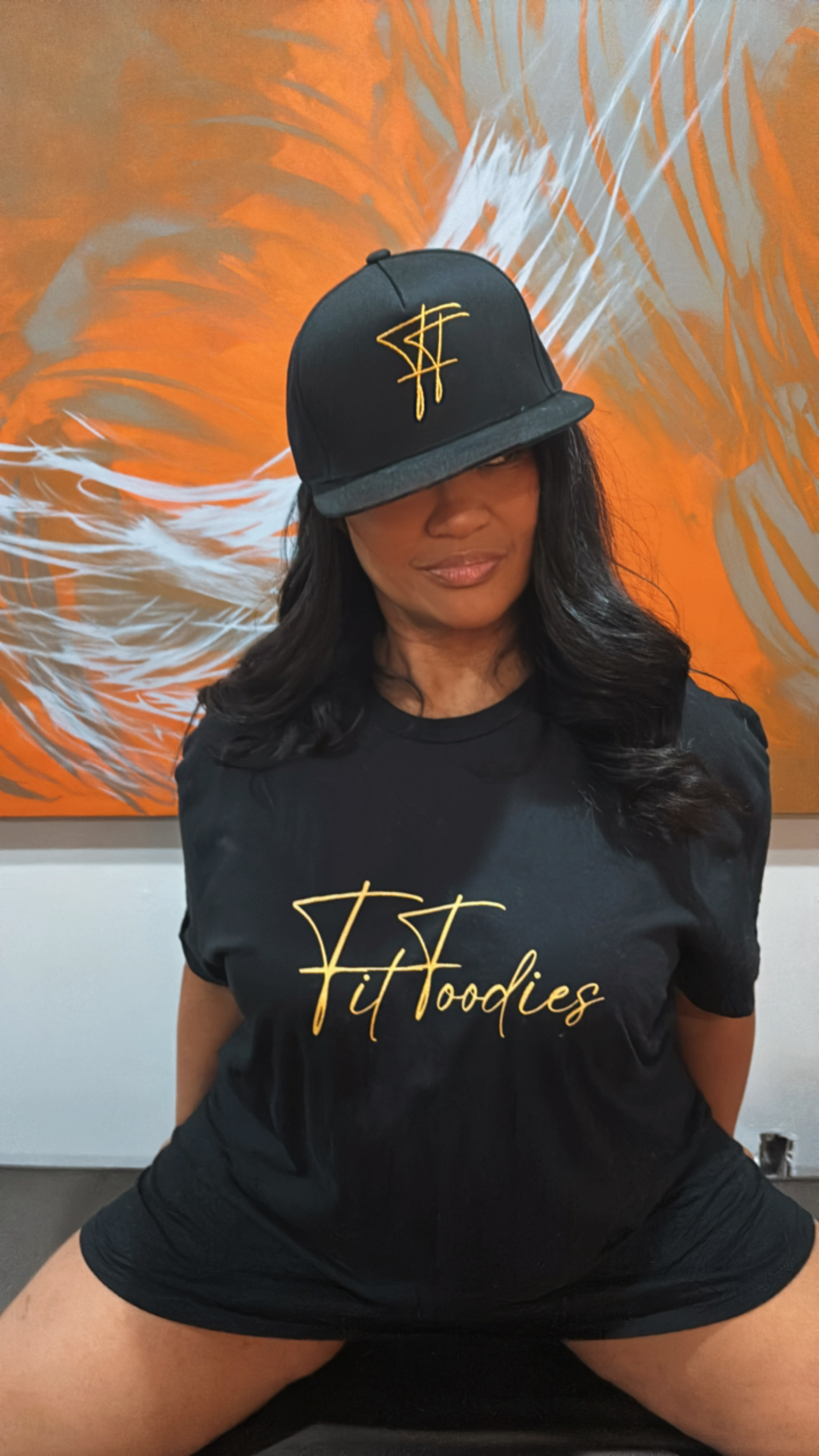 Fit Foodies Signature Unisex T-Shirt (Black & Gold)