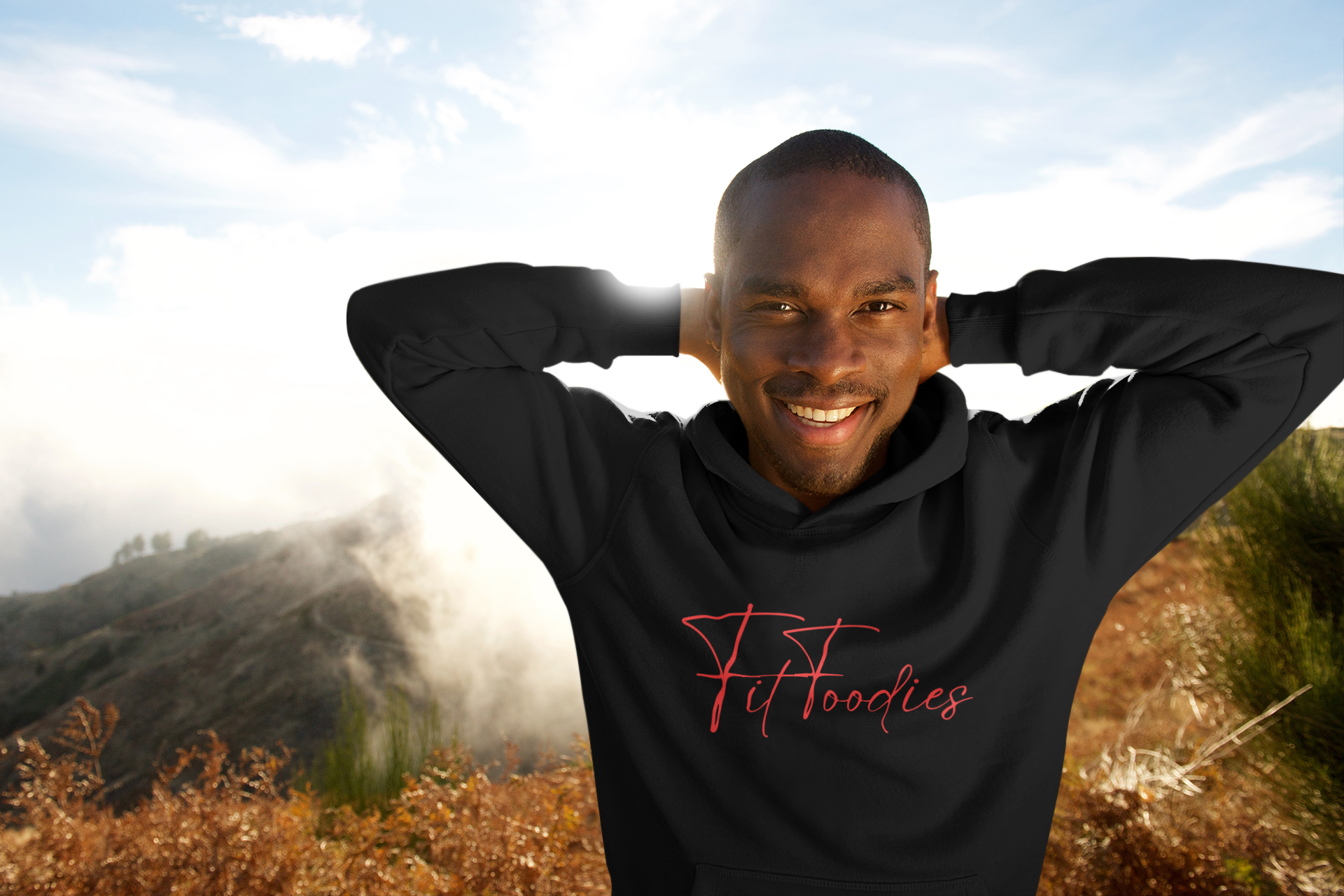 Unisex Oversized Signature Hoodie ( Red Logo)