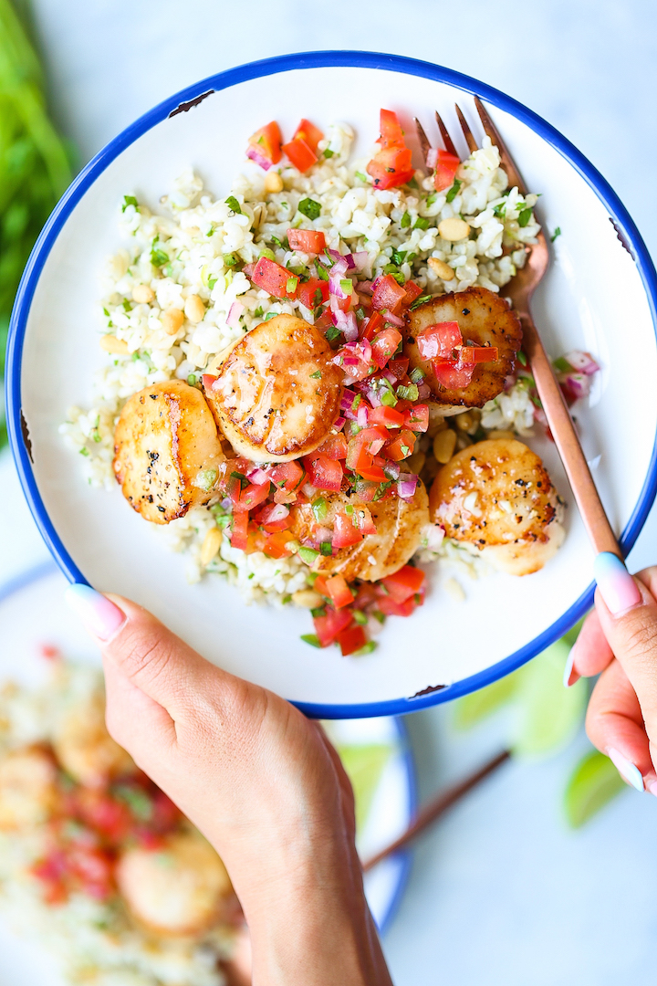 GARLIC BUTTER SCALLOP BOWL