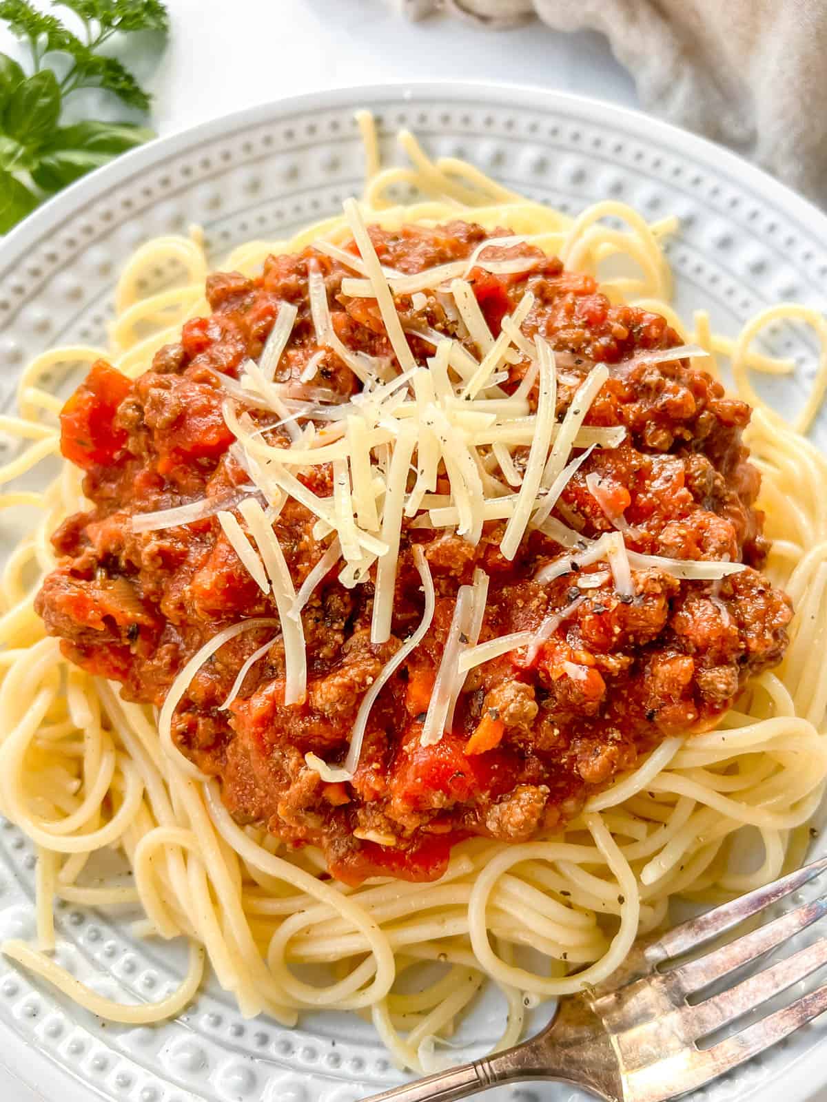 Ground Turkey Bolognese