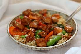 Bourbon Chicken Noodle Bowl