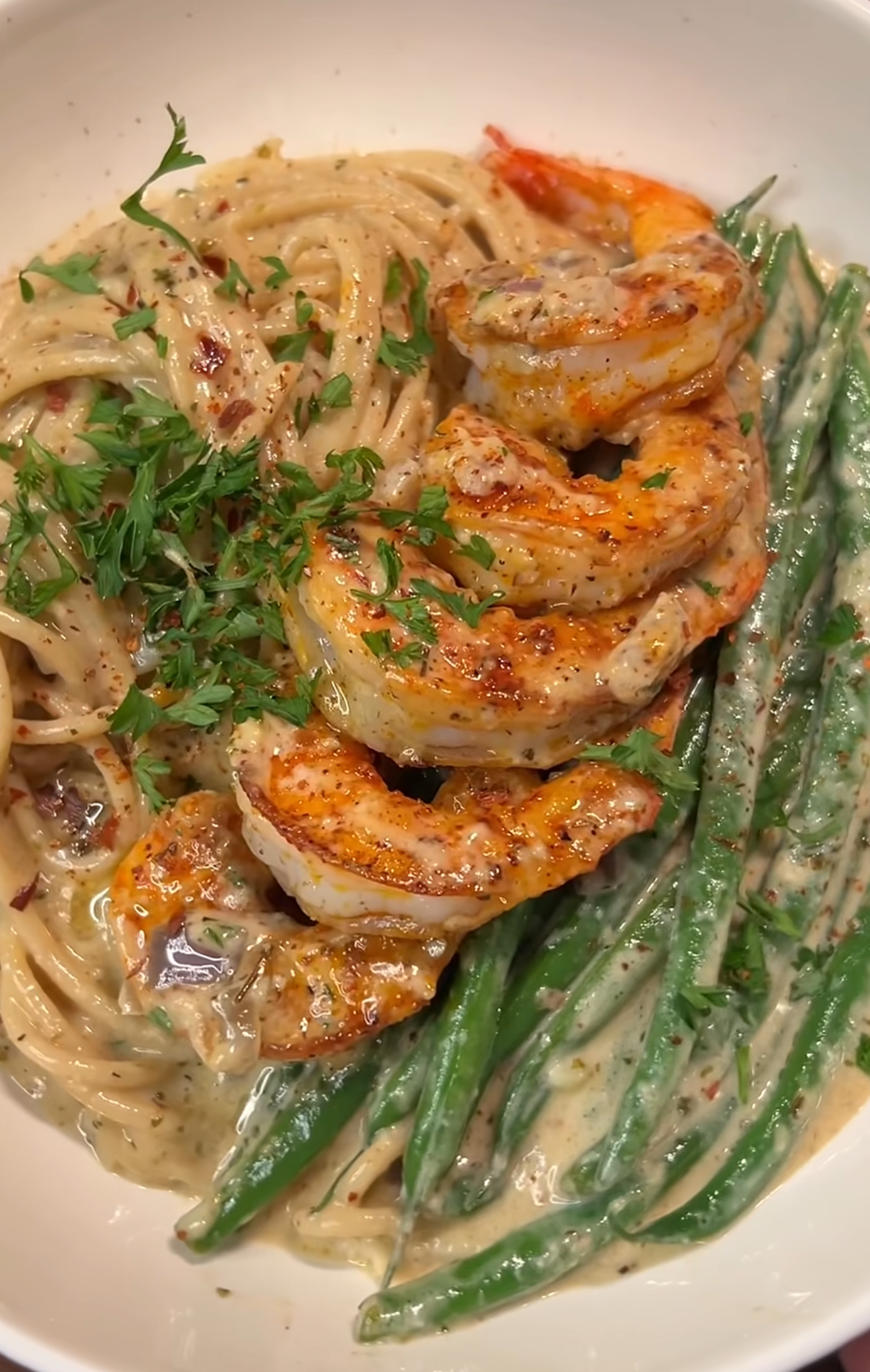 Creamy Cajun Shrimp Pasta
