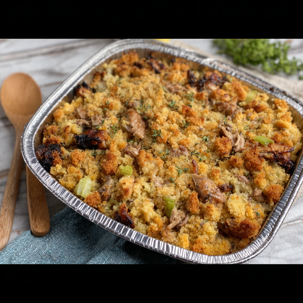 Homemade Cornbread Dressing