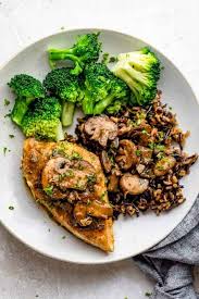 Mushroom Chicken Plate