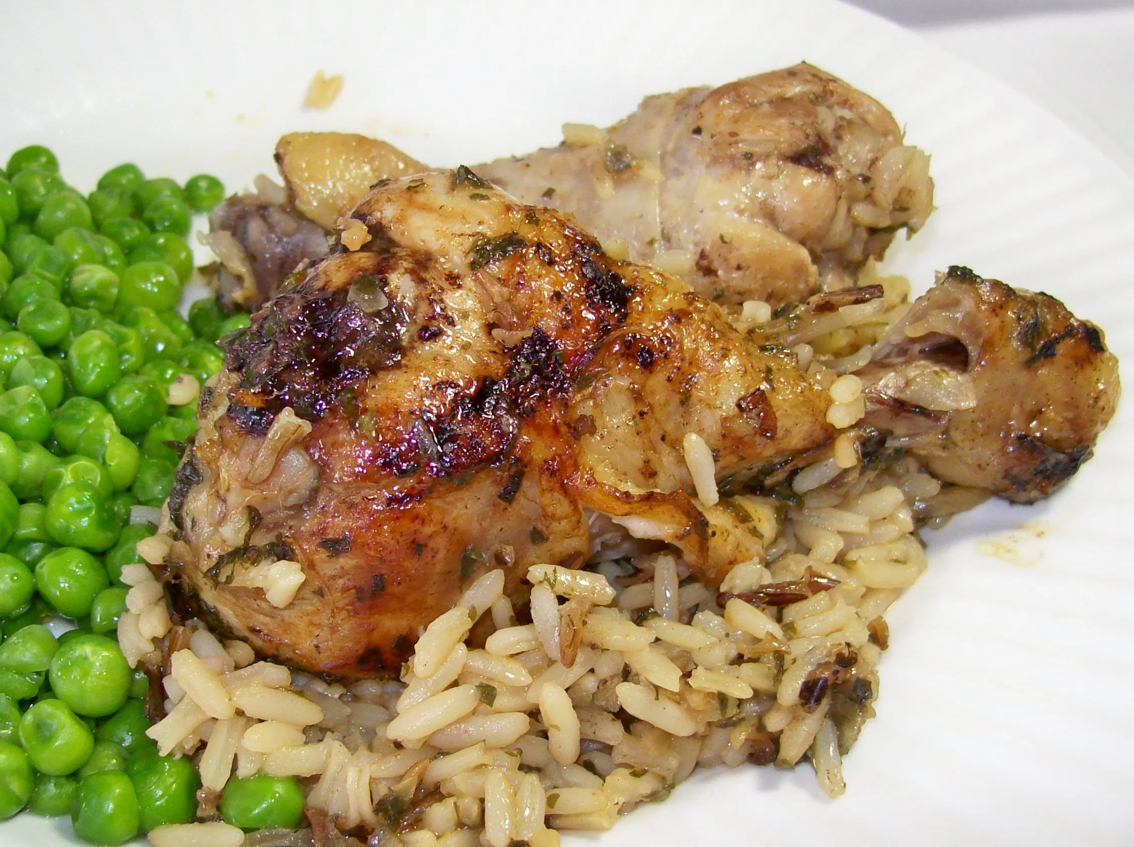 Grilled Jerk Chicken Drumstick Meal