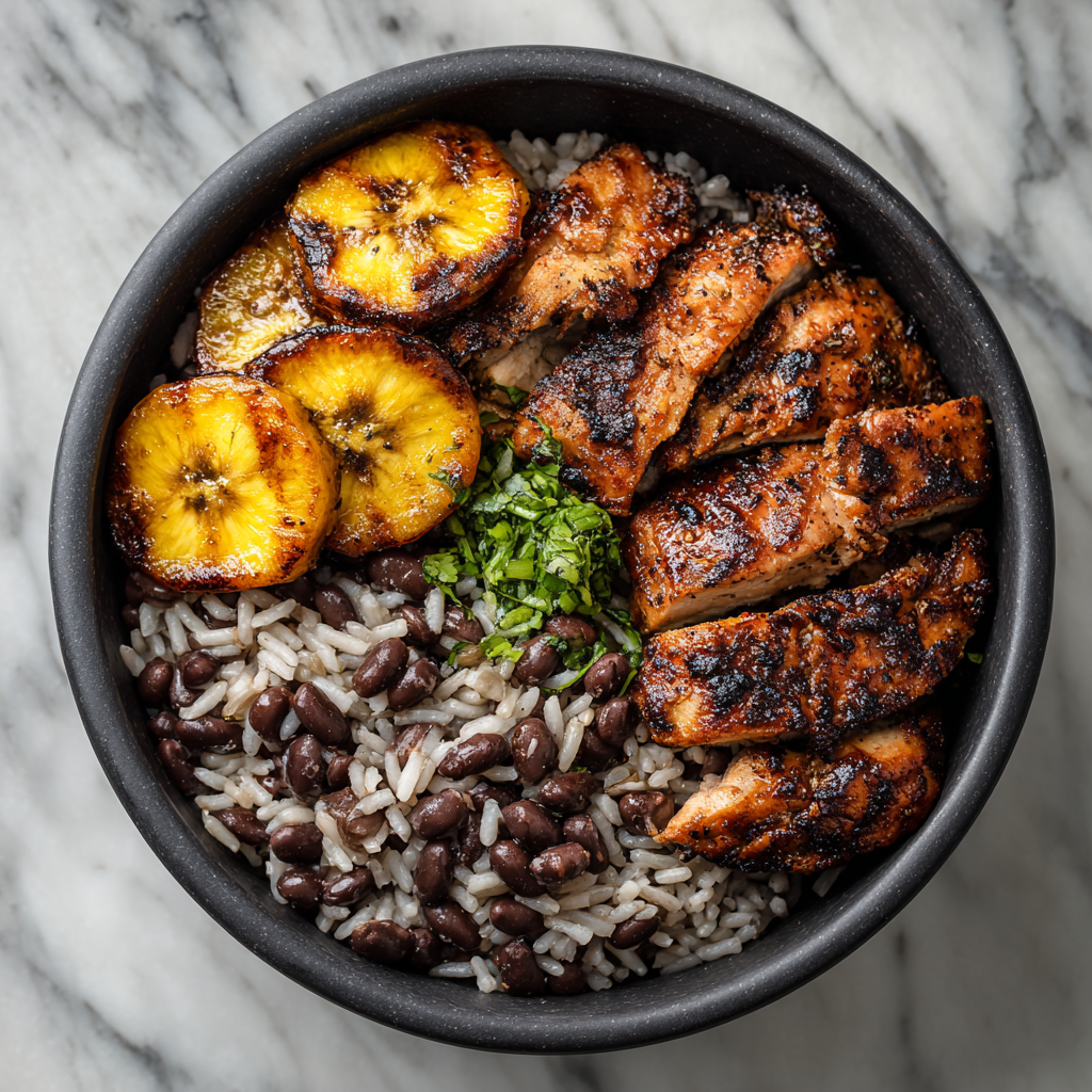 Grilled Jerk Chicken Rice Bowl