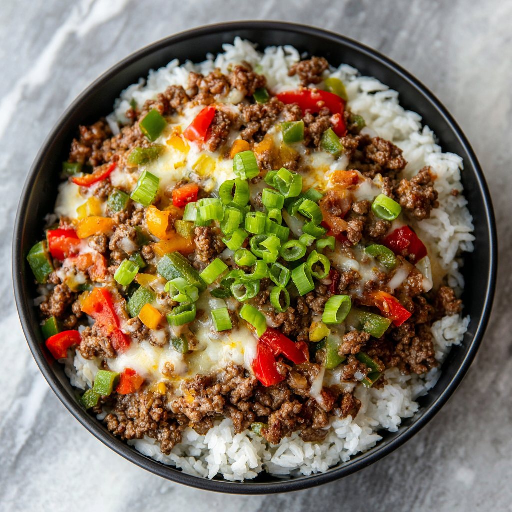 Chopped Philly Beef Bowl