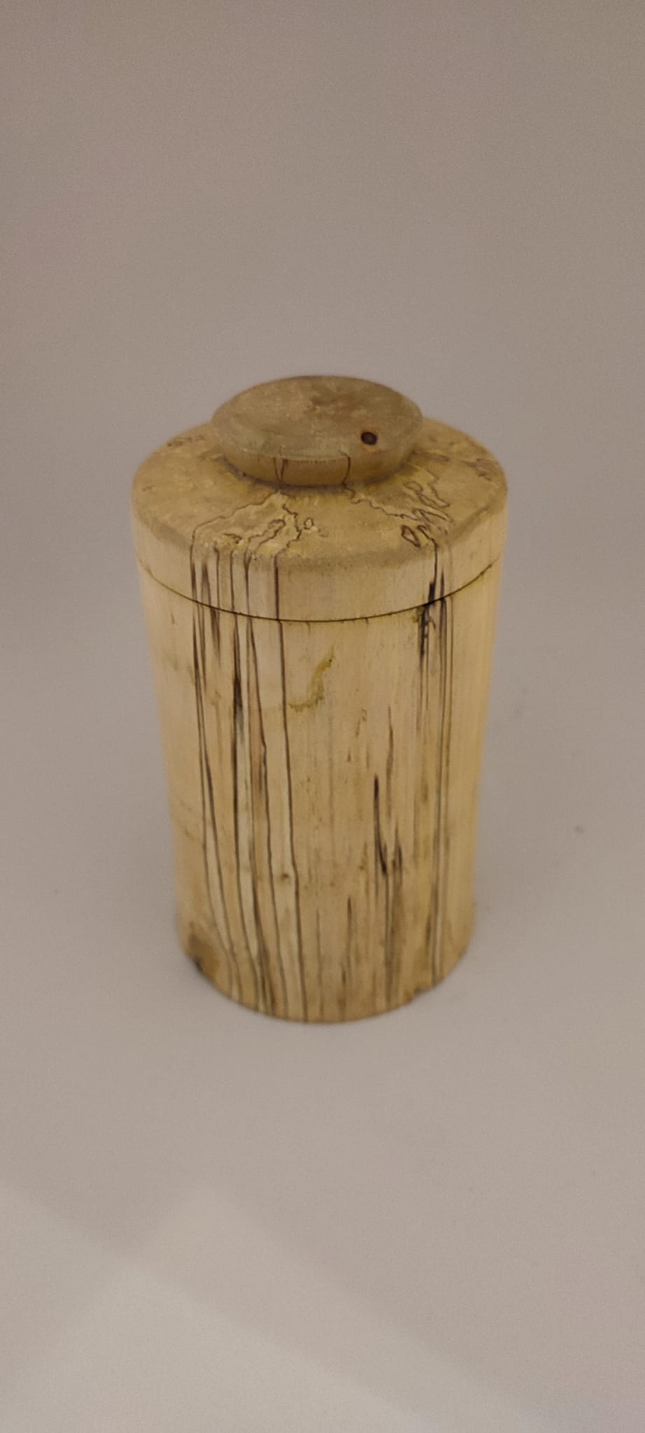 Boite en bouleau échauffé