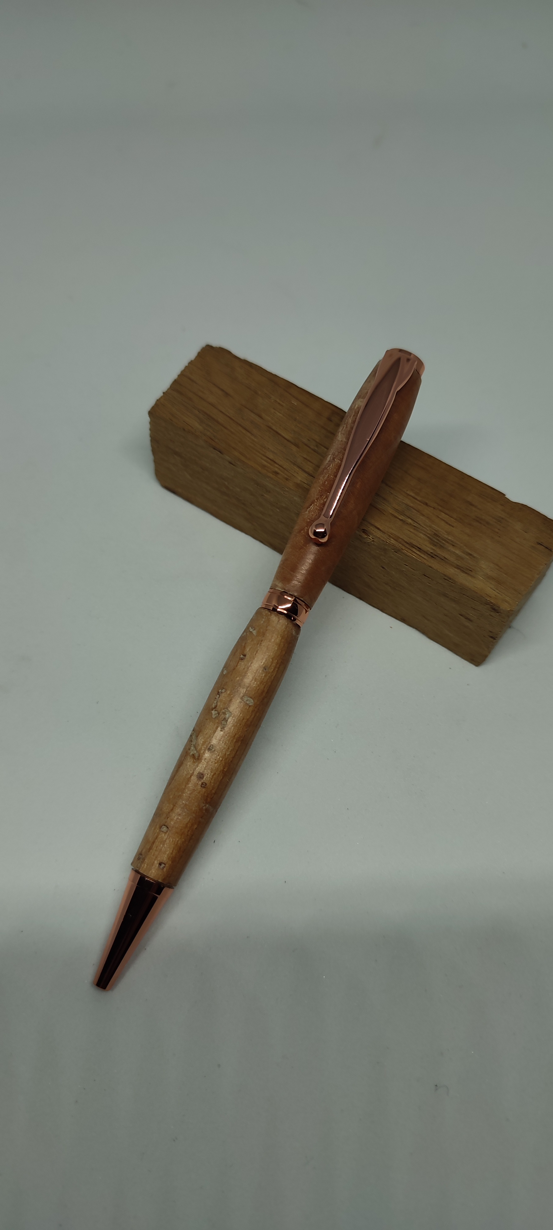 Stylo en hêtre et cerisier