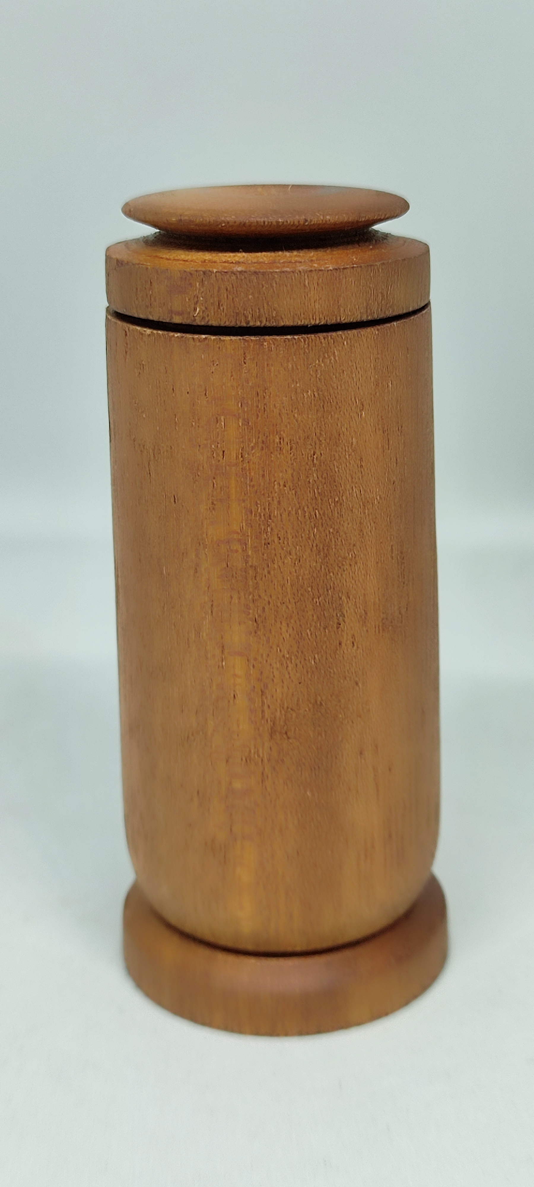 Boite à bagues en niangon chêne et hêtre