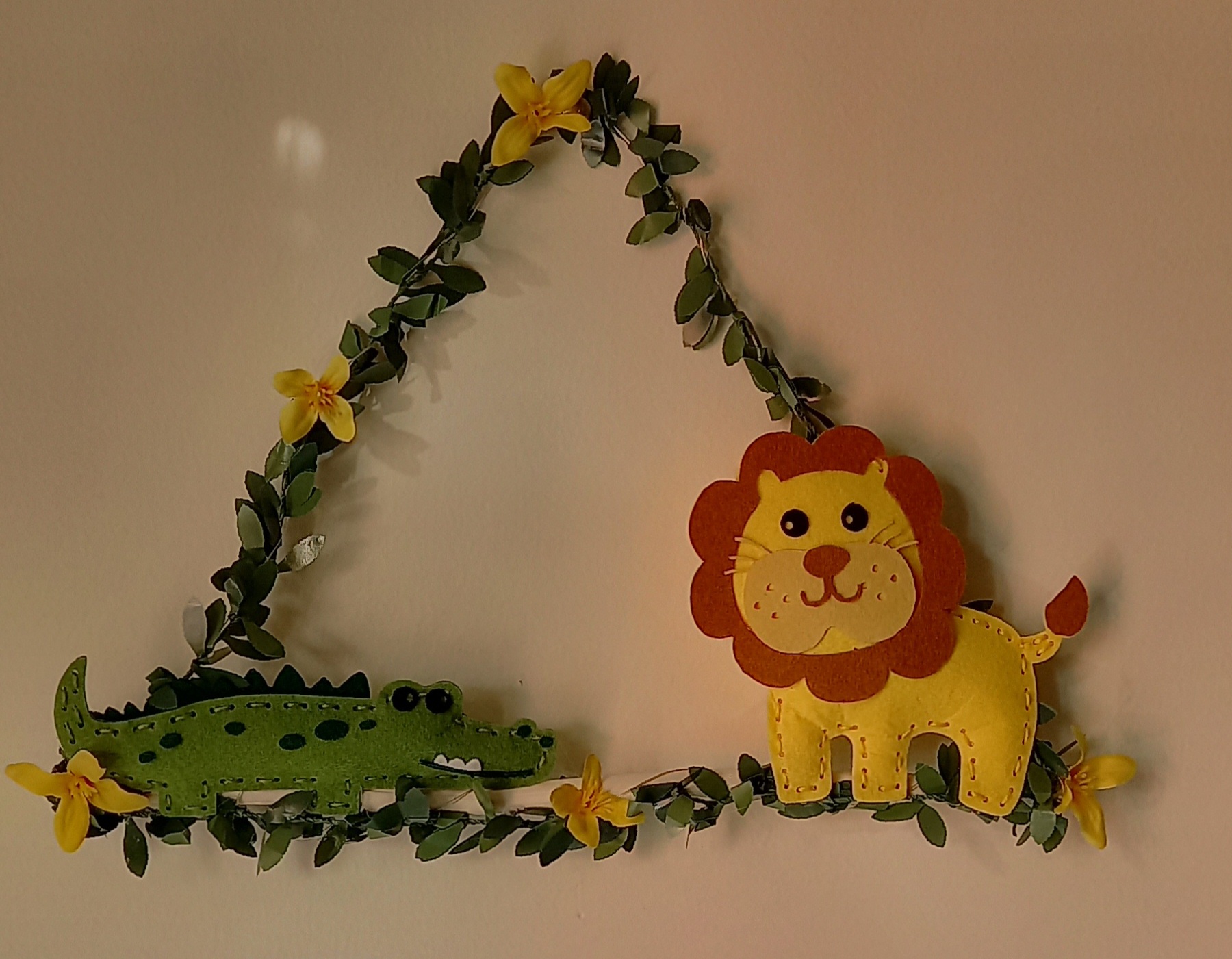 Veilleuse jungle crocodile lion
