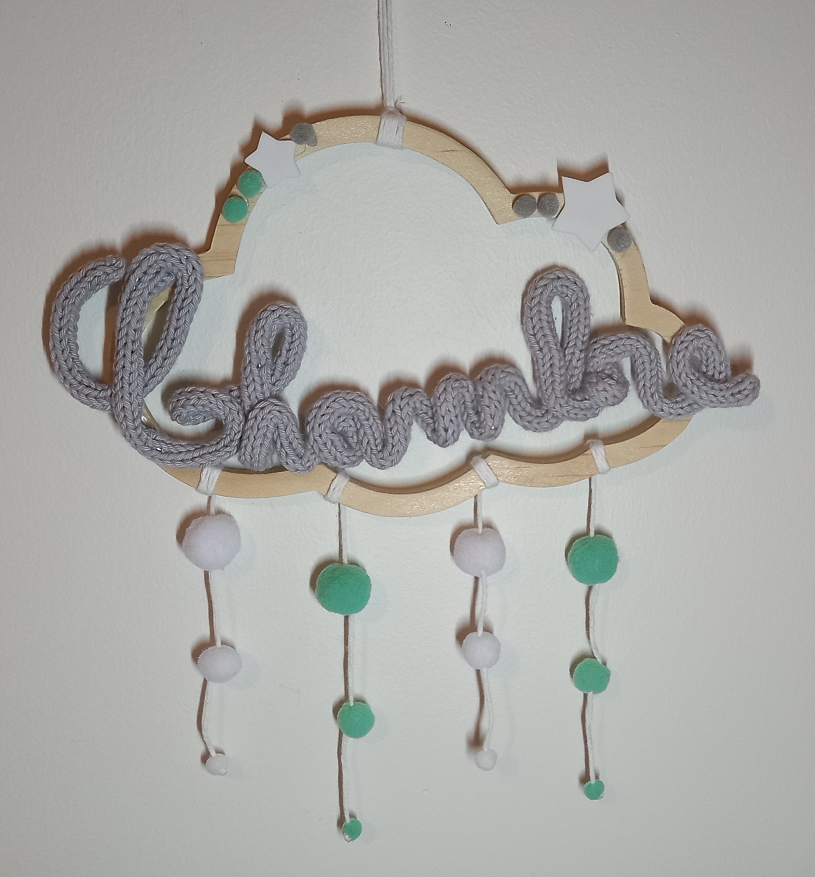 Suspension nuage chambre